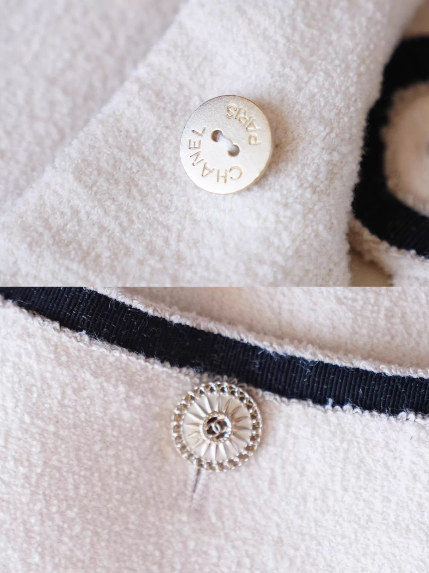 Chanel CHANEL 2014 SG Tweed Trench Coat Black White FR34 XS-S Size XS / US 0-2 / IT 36-38 - 6 Thumbnail