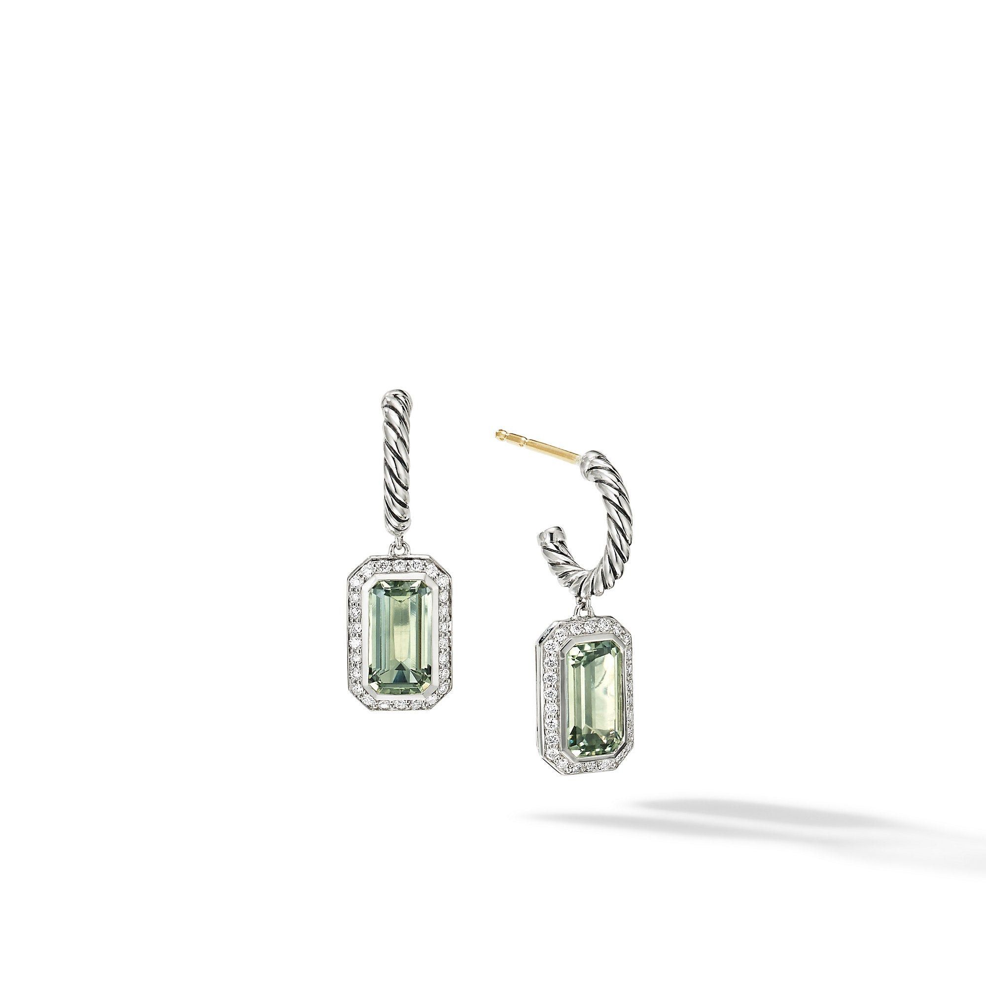 David Yurman o1w1db10525 E16193D Earrings with Prasiolite and Diamond Size ONE SIZE - 1 Preview