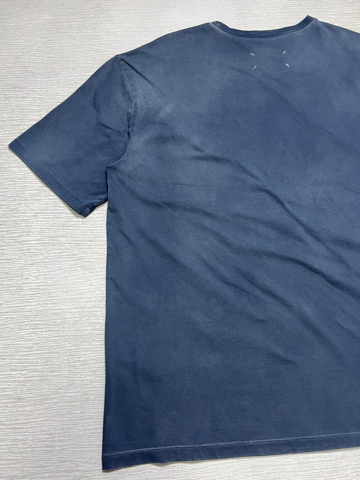 Maison Margiela Maison Margiela - Oversized Overdye Logo T-Shirt Size US S / EU 44-46 / 1 - 10 Thumbnail