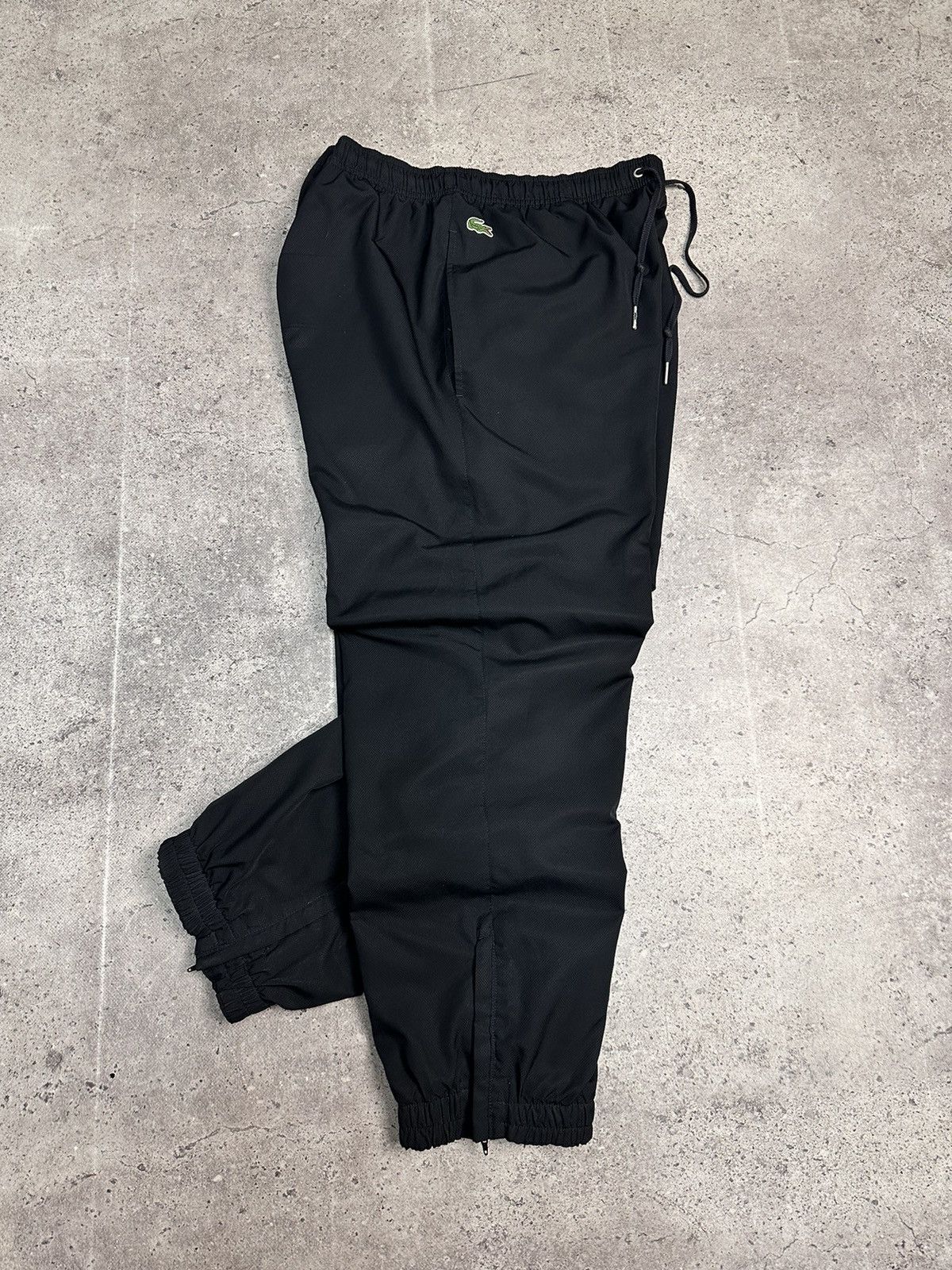 Lacoste Vintage Lacoste black track pants nylon minimal Y2K sport Size US 38 / EU 54 - 12 Thumbnail