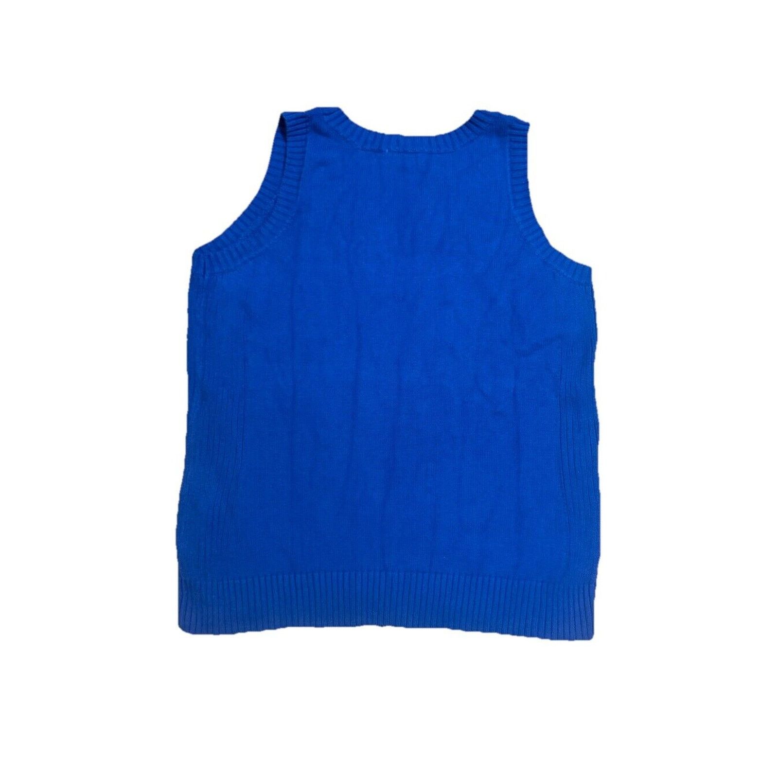 Other Style & CoSweater-Knit Tank Royal Blue Size Large, NWT Size L / US 10 / IT 46 - 3 Thumbnail