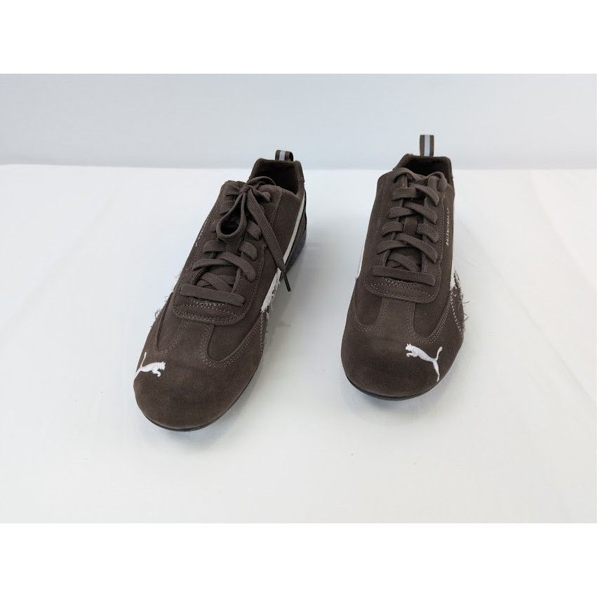 Balenciaga × Puma o1rshd1 Q:3 / Speedcat Destroyed Low Top Sneaker in Brown Size US 11 / EU 44 - 8 Thumbnail