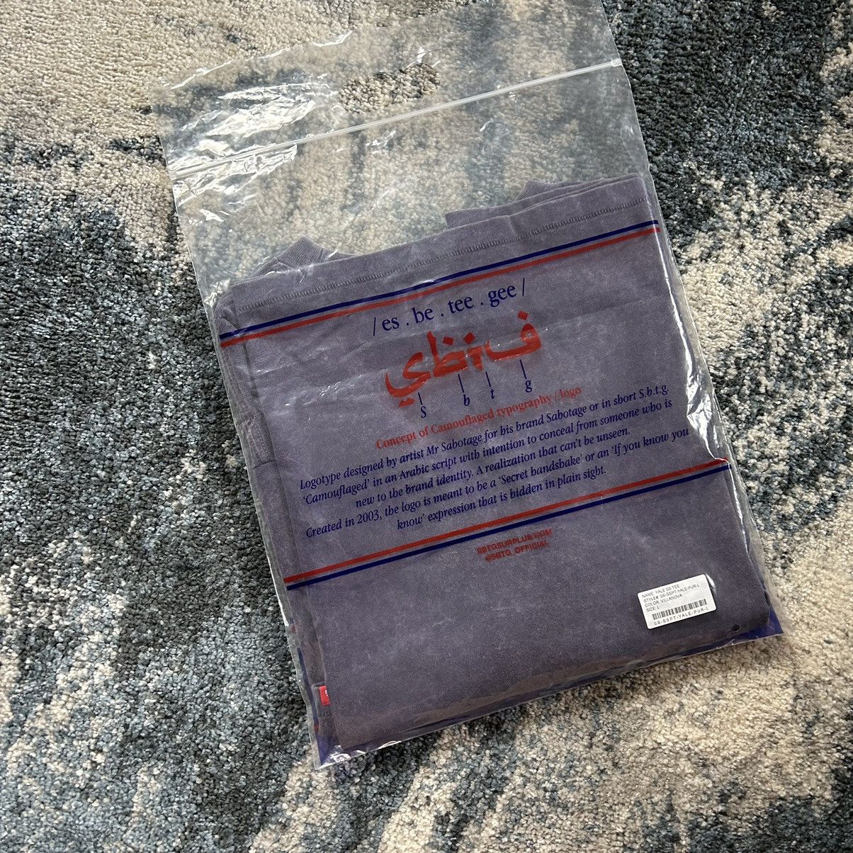 SBTG SBTG SURPLUS WiDE BOXY CROPPED SiNGLE STiTCH YALE TEE Size US L / EU 52-54 / 3 - 19 Thumbnail