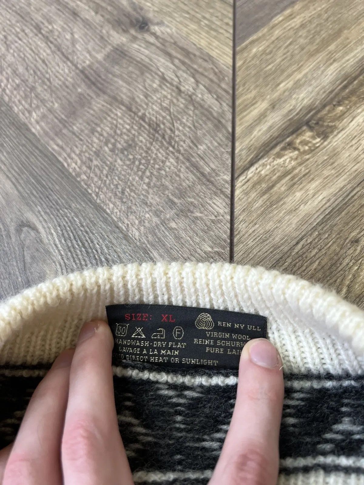 Designer × Vintage Vintage Nordstrikk Norway Virgin Wool Sweater Size US XL / EU 56 / 4 - 11 Thumbnail