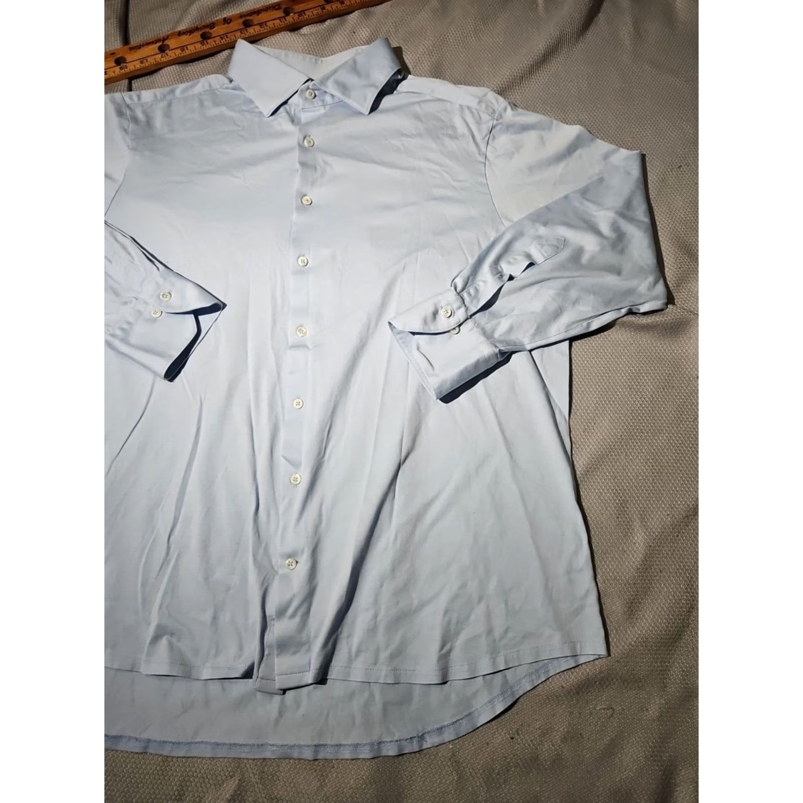 Vintage Stenstroms Shirt Mens Large Blue Fitted Body Cotton Button Down Preppy Casual Size US L / EU 52-54 / 3 - 4 Thumbnail