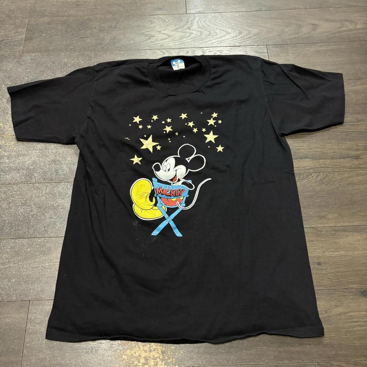 Disney Vintage Mickey Mouse directors chair t shirt 90s L Size US L / EU 52-54 / 3 - 3 Thumbnail