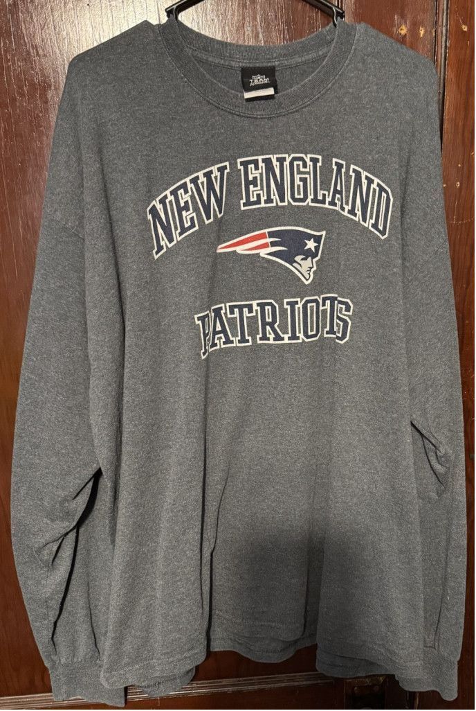 Majestic New England Patriots Long Sleeve T-Shirt Men XXL Gray Size US XXL / EU 58 / 5 - 1 Thumbnail