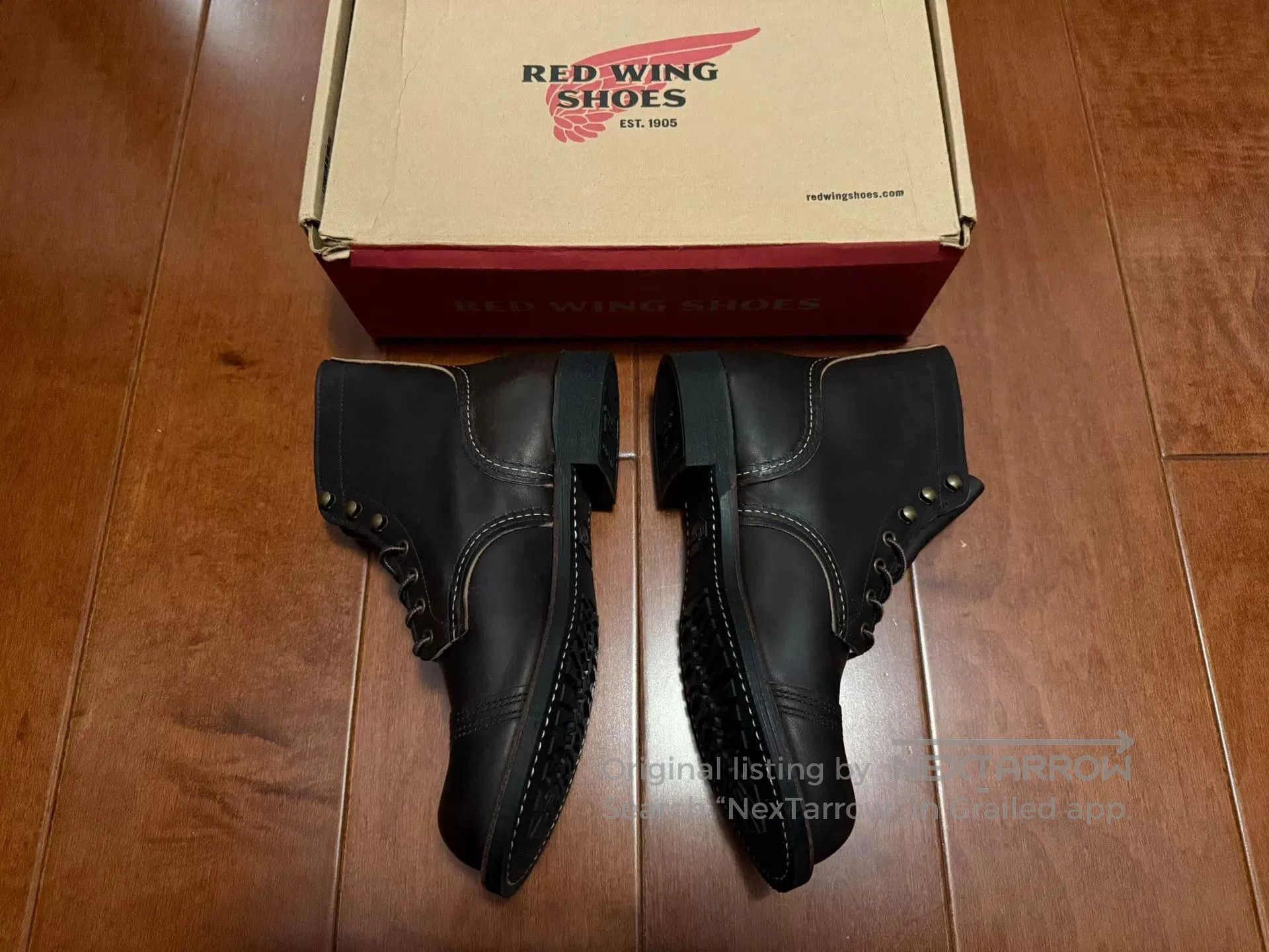 Red Wing Redwing 4606 Work Paratrooper Boots. Size US 7.5 / EU 40-41 - 2 Thumbnail