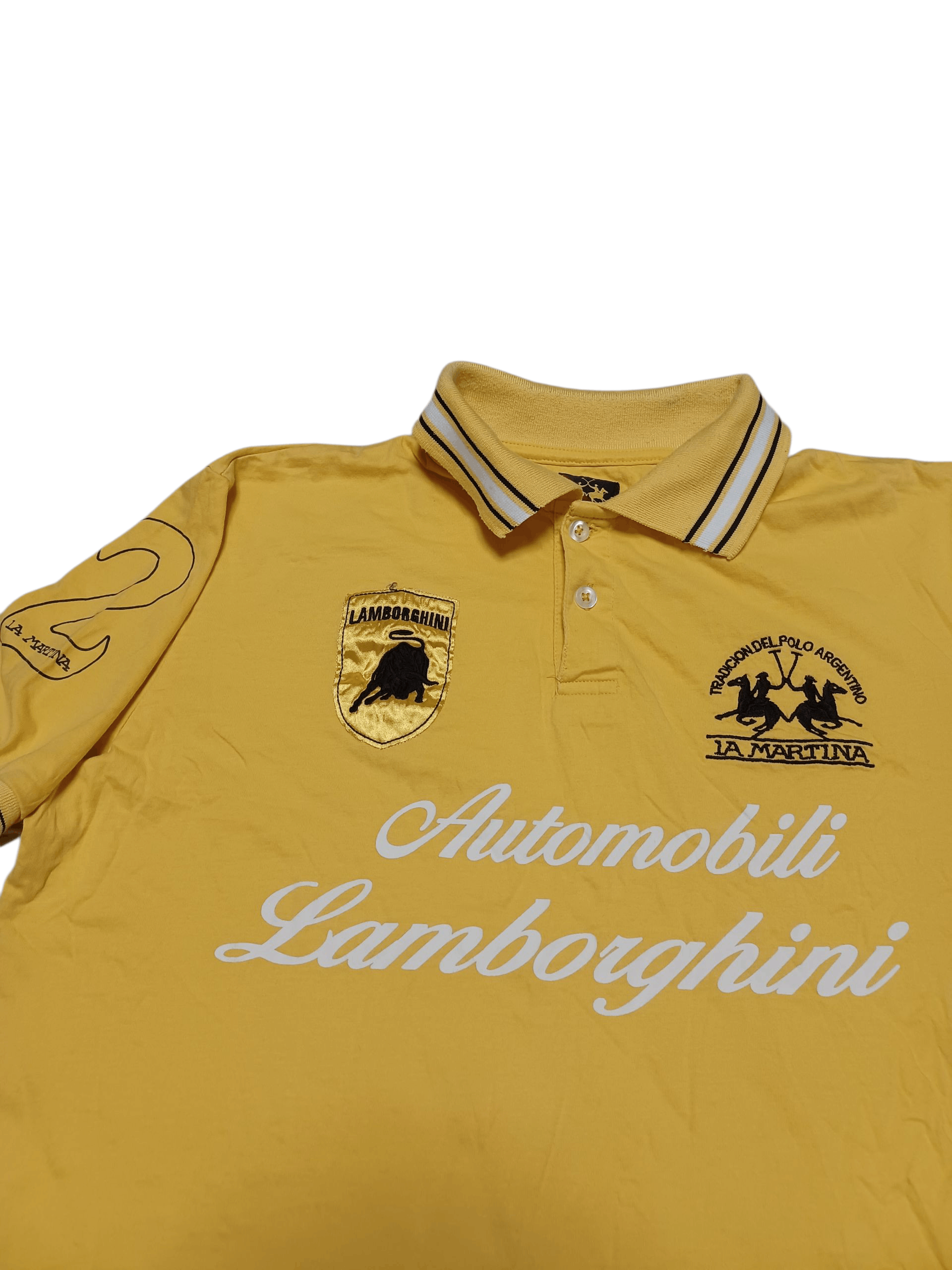 La Martina LA MARTINA LAMVORGHINI RACING VINTAGE XXXL POLO SHIRT Size US XXL / EU 58 / 5 - 2 Thumbnail