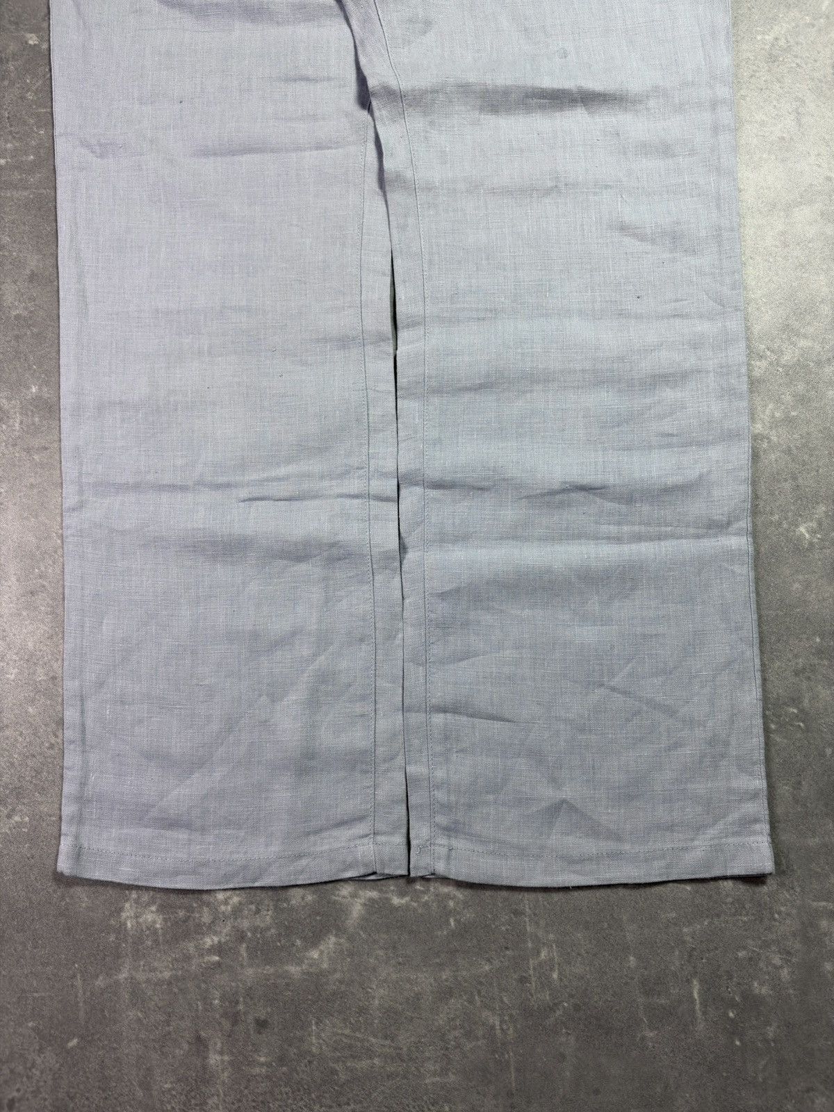 Yves Saint Laurent 100% Linen Rare Yves Saint Laurent YSL Logo Pants 38 Size US 38 / EU 54 - 10 Thumbnail