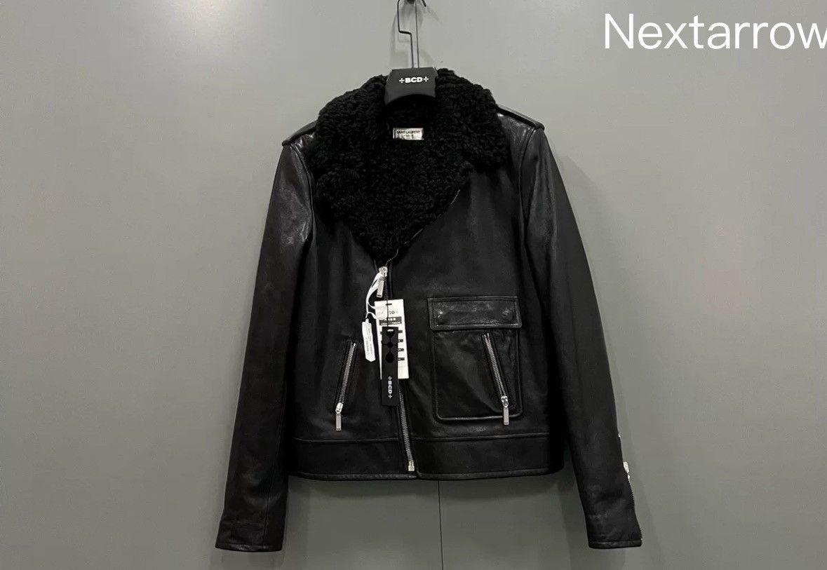 Saint Laurent Paris × Yves Saint Laurent Saint Laurent SLP fur one-piece jacket 2412-Nextarrow Size US M / EU 48-50 / 2 - 1 Thumbnail