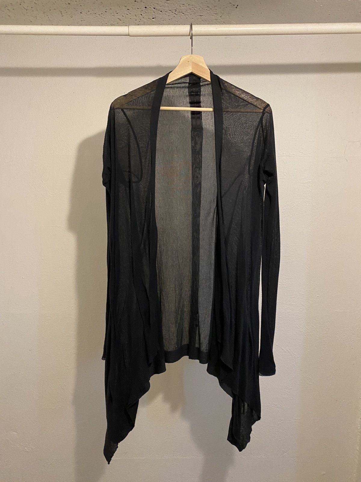 Rick Owens Rick Owens “Anthem” Waterfall Cardigan Size US S / EU 44-46 / 1 - 1 Thumbnail