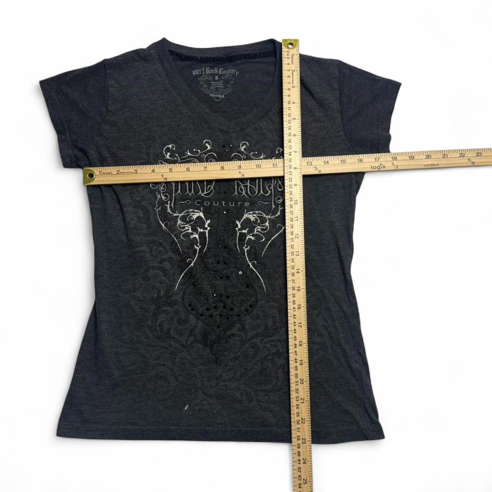 Hard Rock Cafe Hard Rock Cafe Couture gothic grunge 2000 Babytee Size small Size S / US 4 / IT 40 - 5 Thumbnail