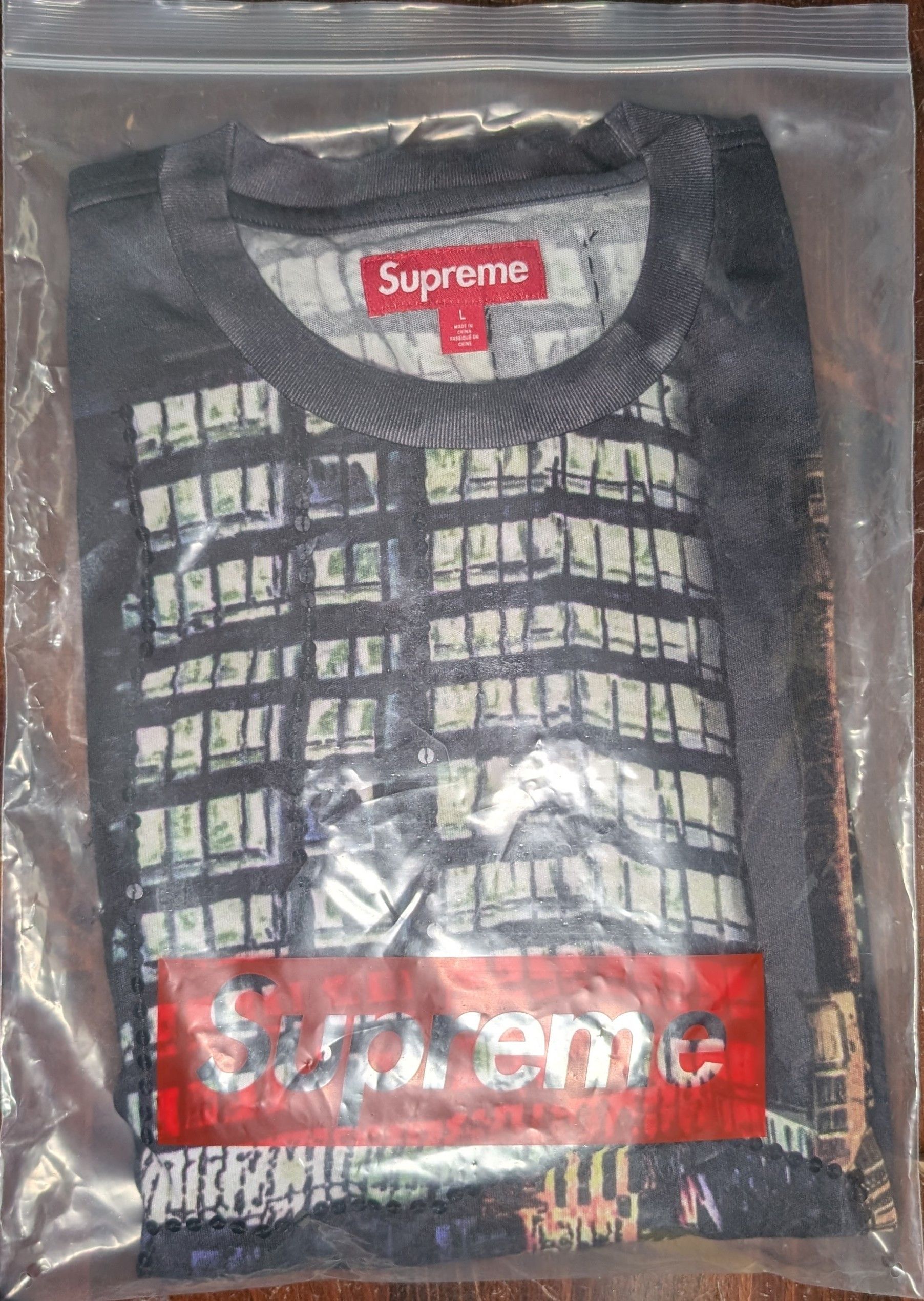 Supreme Supreme Skyline Sequin L/S Top Night | Grailed