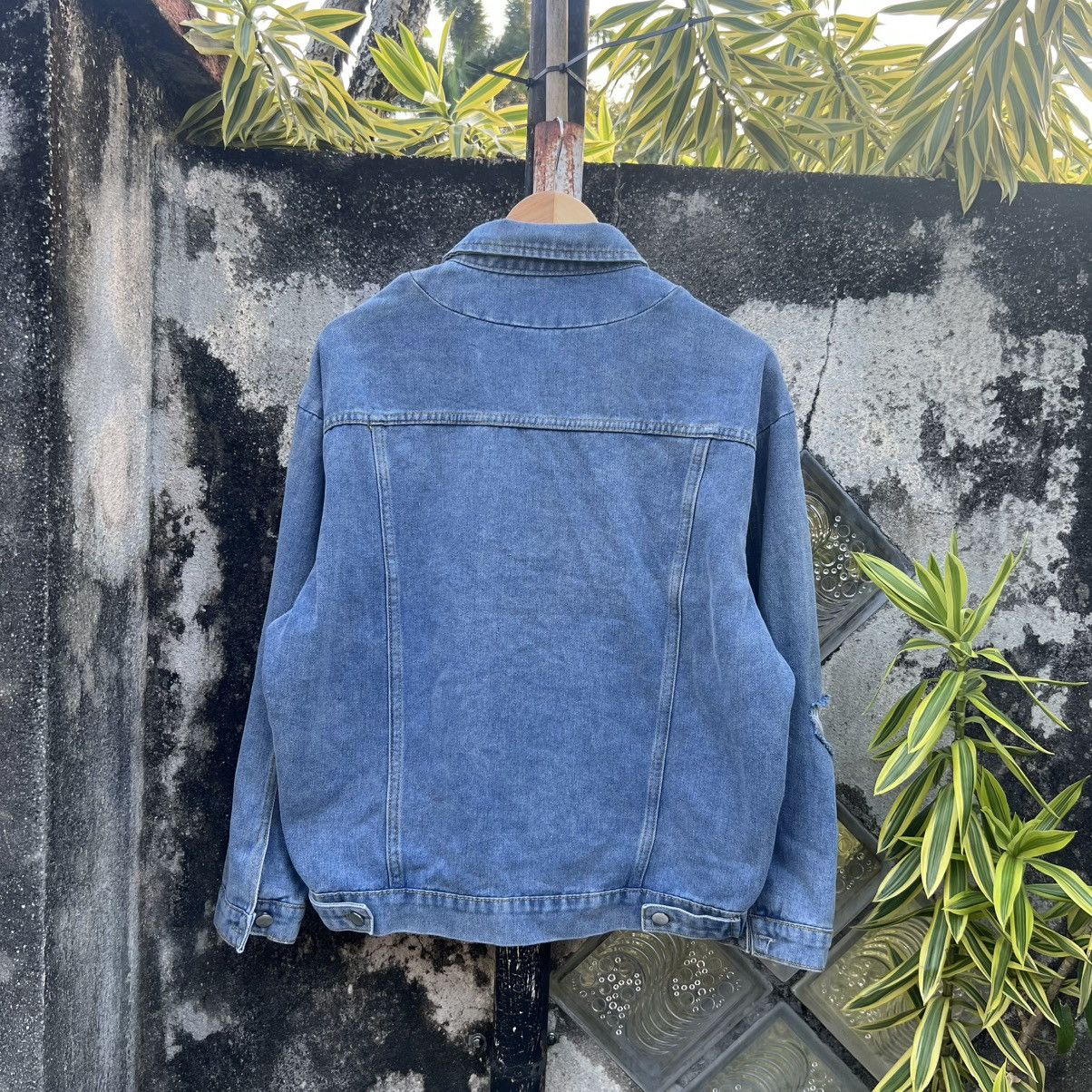Japanese Brand “RARE” DISTRESS PATCHWORK DENIM JACKET Size US L / EU 52-54 / 3 - 7 Thumbnail