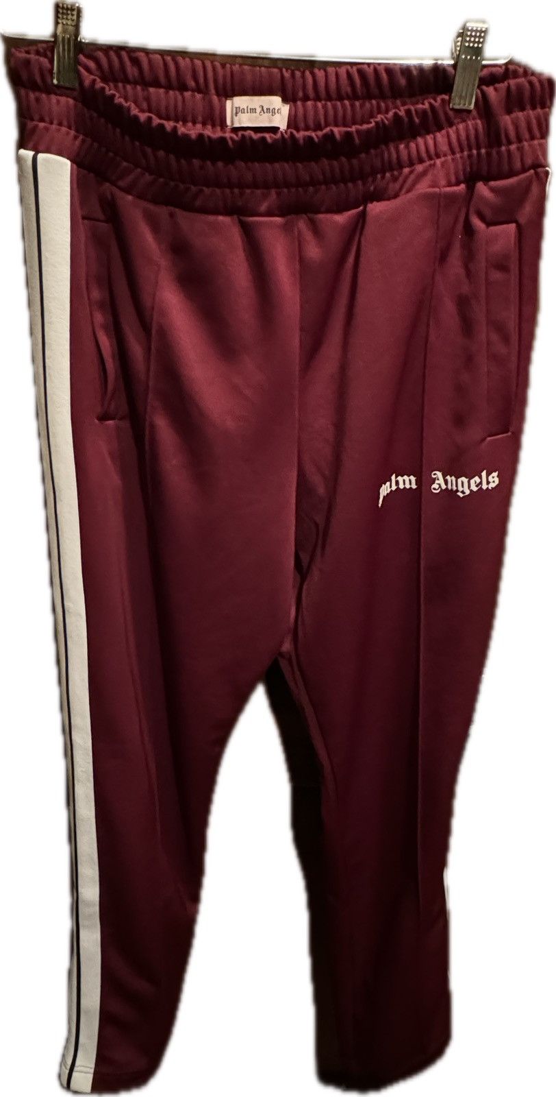 Palm Angels Palm Angels Maroon Track Pants Size US 36 / EU 52 - 1 Thumbnail