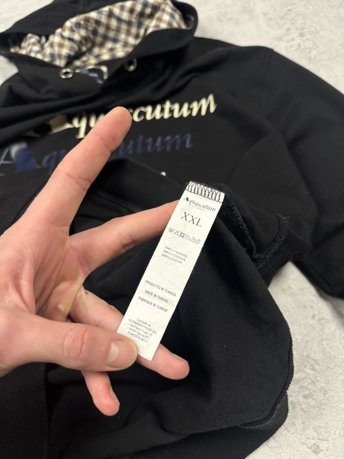 Aquascutum Aquascutum Hoodie Big Logo Size XXL Size US XXL / EU 58 / 5 - 10 Thumbnail