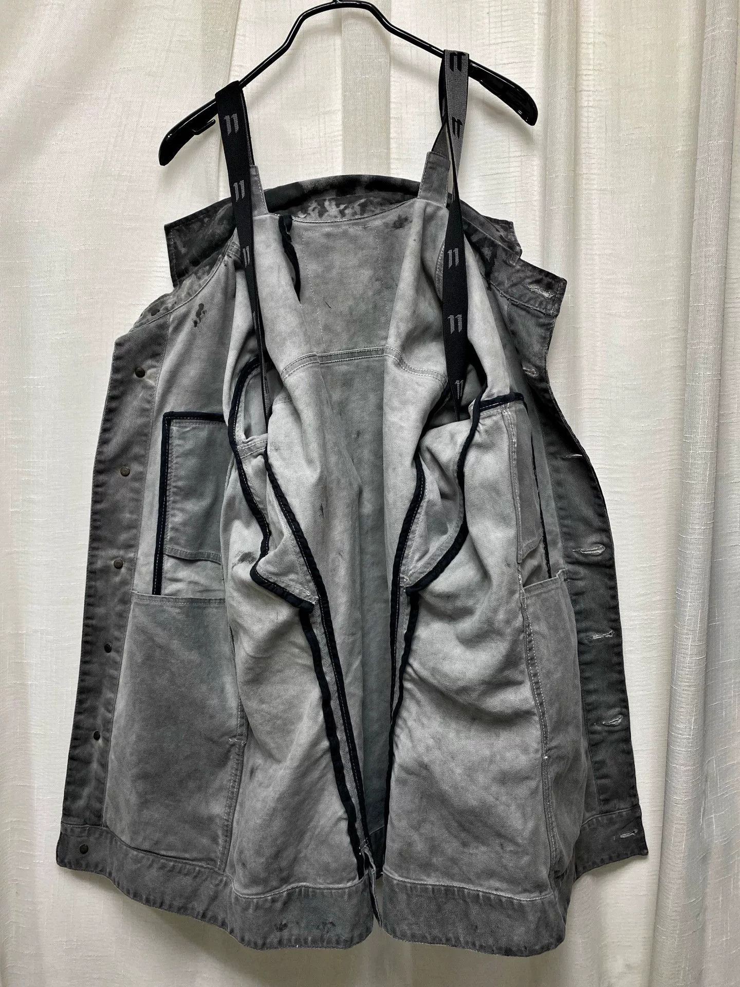 11 By Boris Bidjan Saberi 11 BY BORIS BIDJAN SABERI Wax-Dyed Jacket Size US M / EU 48-50 / 2 - 3 Thumbnail