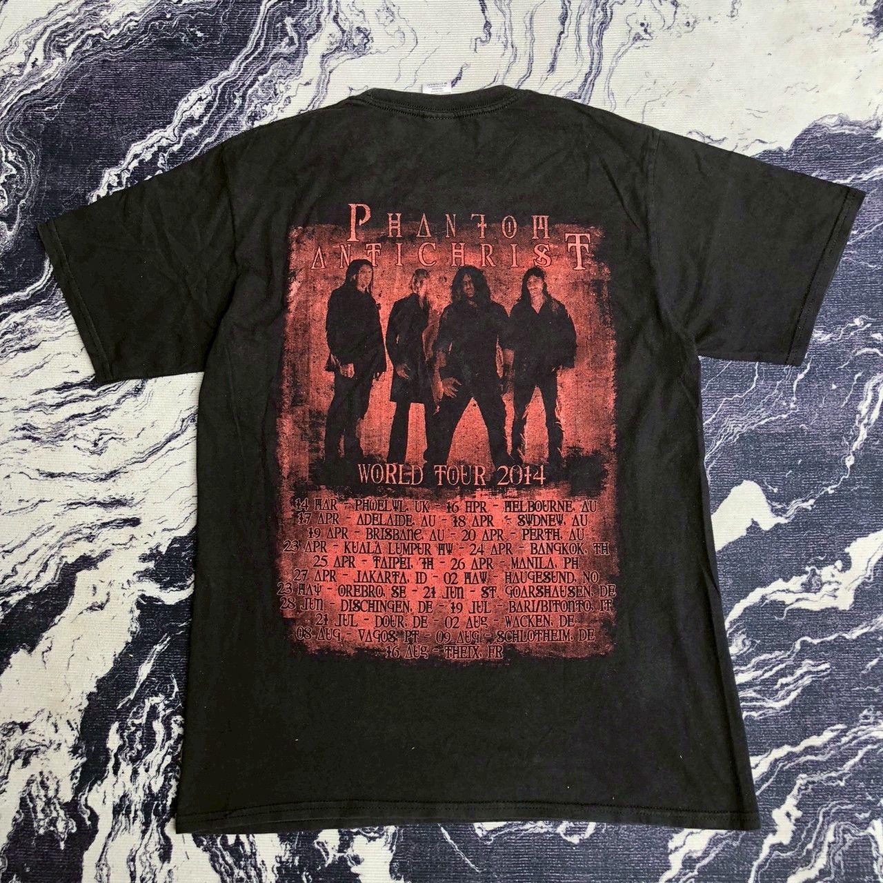 Band Tees Vintage Kreator Phantom Antichrist World Tour 2014 Tee Size US M / EU 48-50 / 2 - 2 Thumbnail