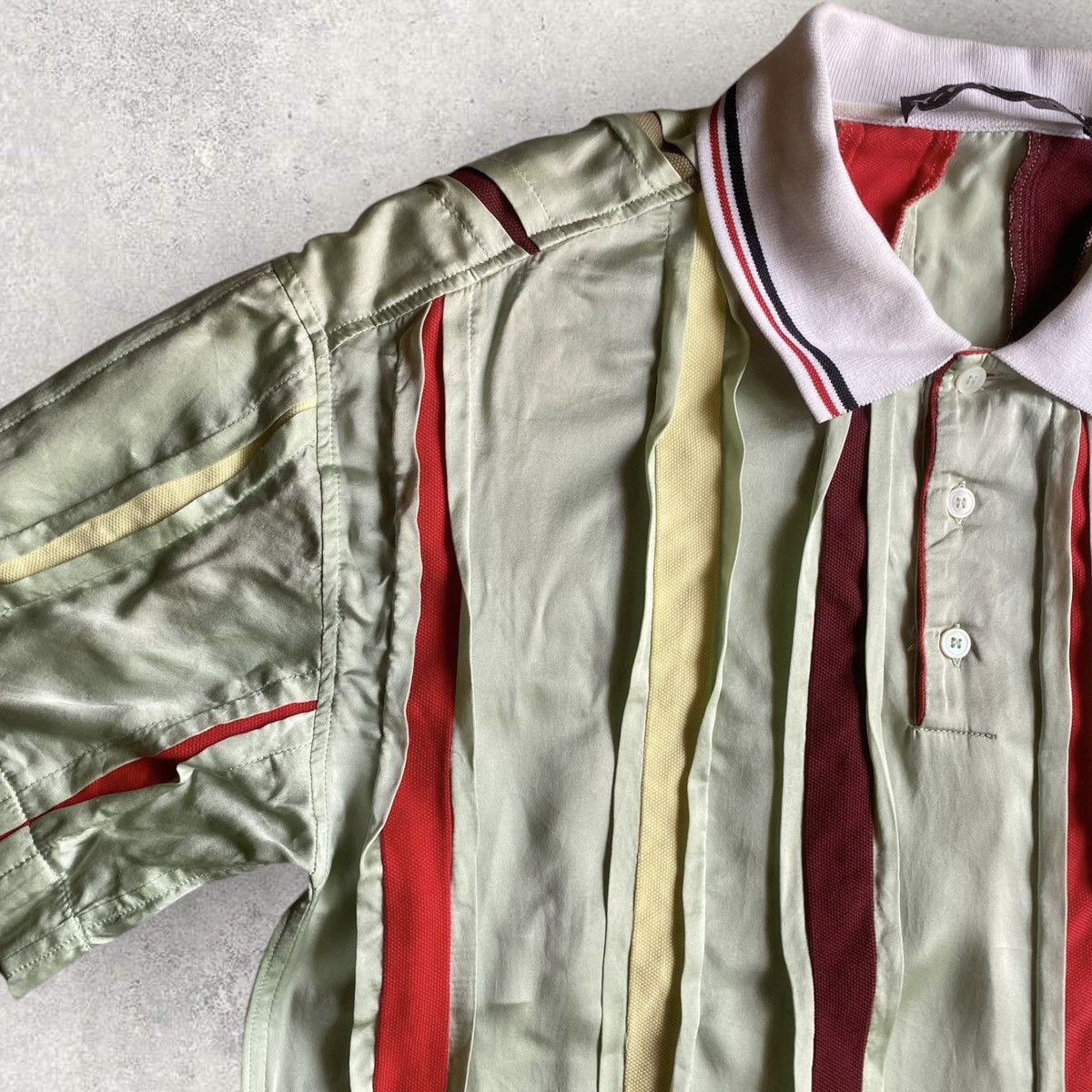 Y/Project SS19 Y/Project Silk deconstructed Polo Shirt Size US M / EU 48-50 / 2 - 5 Thumbnail