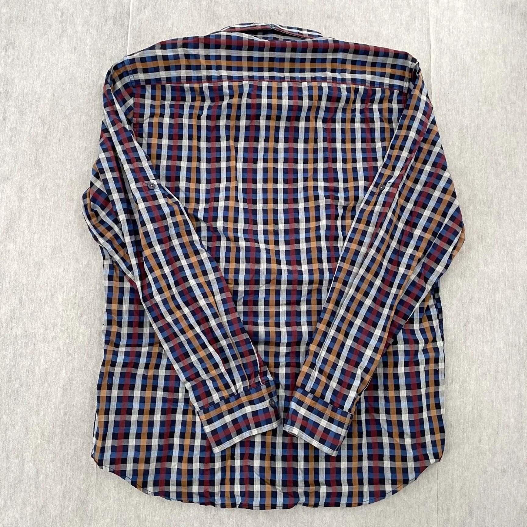 Robert Graham Robert Graham Shirt XL Multicolor Check Long Sleeve Classic Fit Modern Mens Size US XL / EU 56 / 4 - 2 Thumbnail
