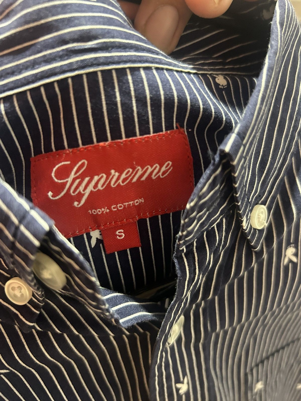 Supreme Supreme Playboy Button Up Oxford Shirt Size US S / EU 44-46 / 1 - 3 Thumbnail