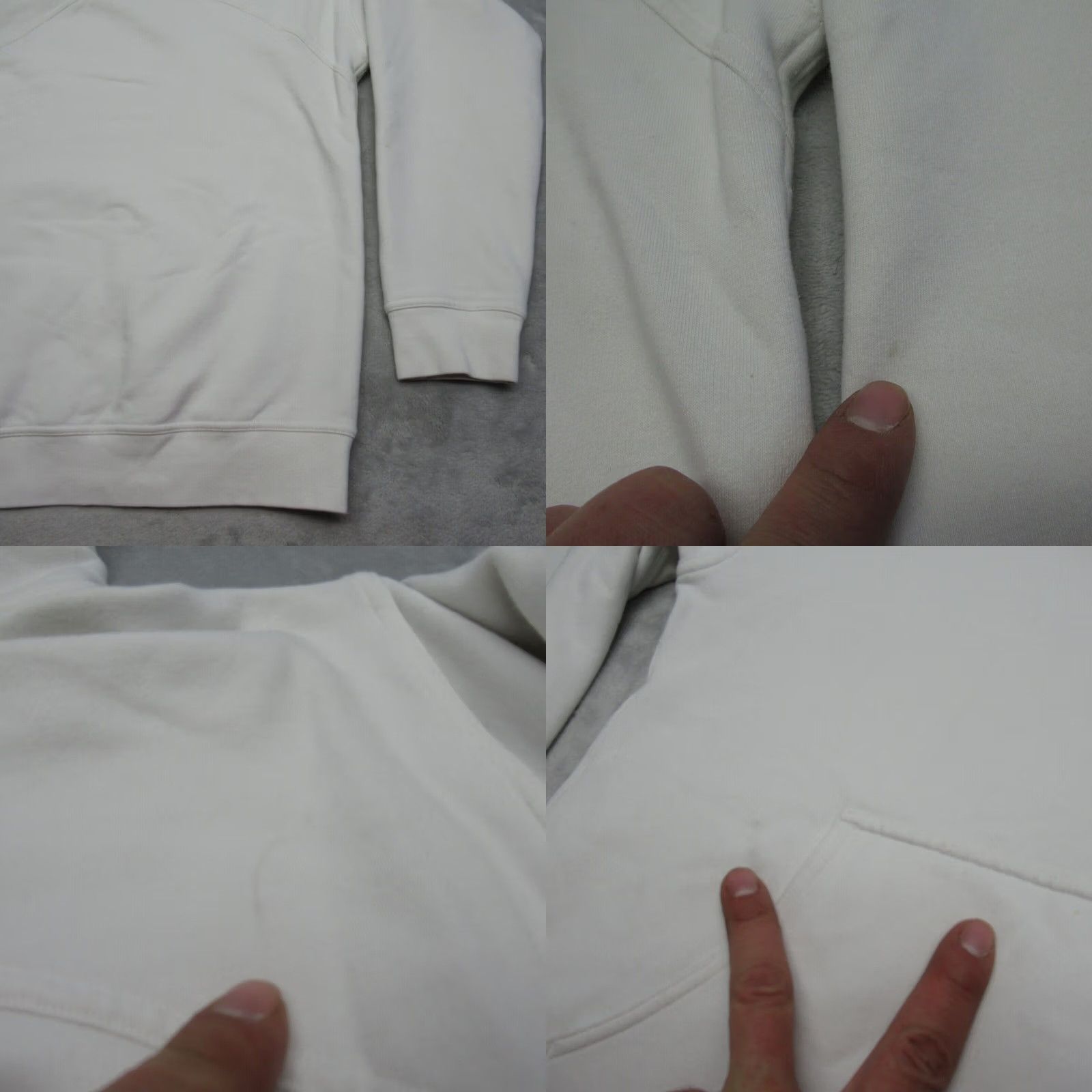 Lululemon VINTAGE: no | Lululemon Hoodie Womens 6 White Pockets Fleece Pullover Sweatshirt Activewear Size M / US 6-8 / IT 42-44 - 8 Thumbnail