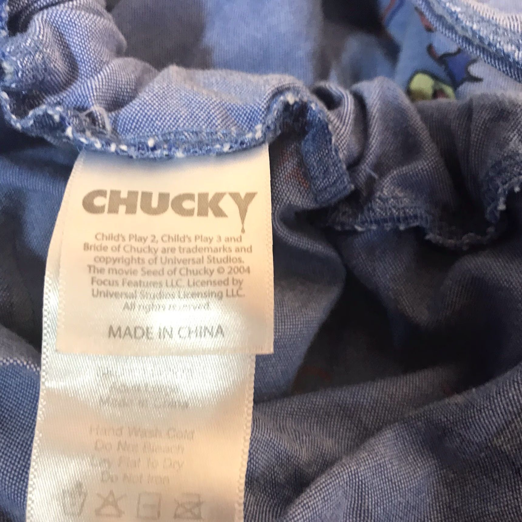 Gloverall Chucky Geometric Skirt Womens Size L Multicolor Casual Halloween Horror Size 36" / US 14 / IT 50 - 4 Thumbnail