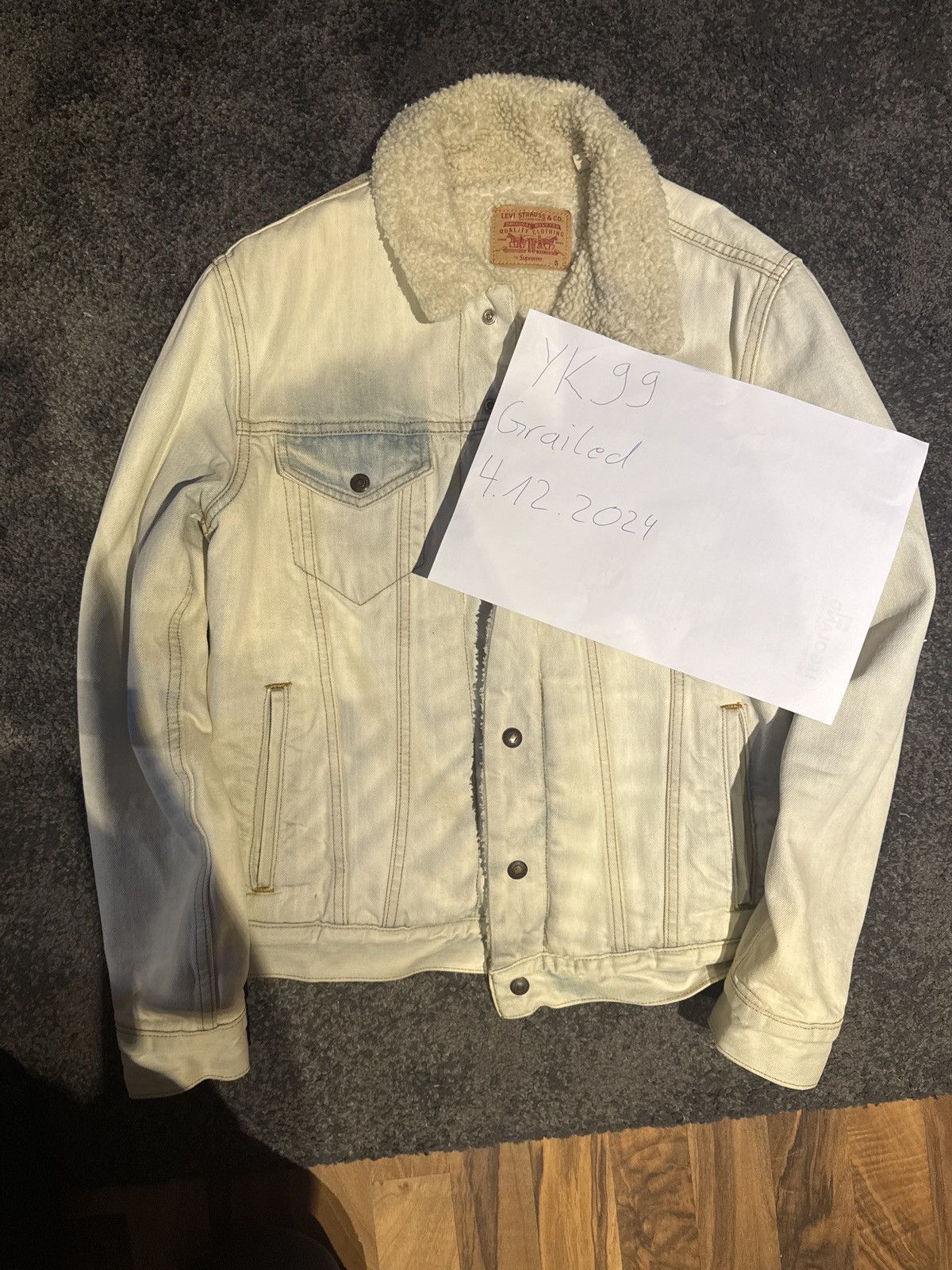 Levi's × Supreme Levi’s x Supreme sherpa Trucker Jacket FW16 Collection Size US S / EU 44-46 / 1 - 1 Thumbnail