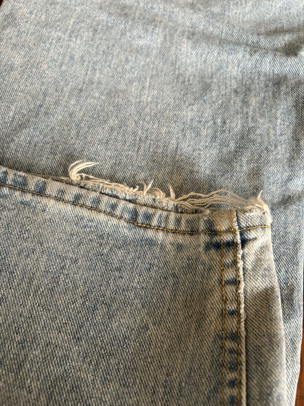 Vintage BAGGY LIGHT BLUE VINTAGE DENIM Size US 36 / EU 52 - 3 Thumbnail