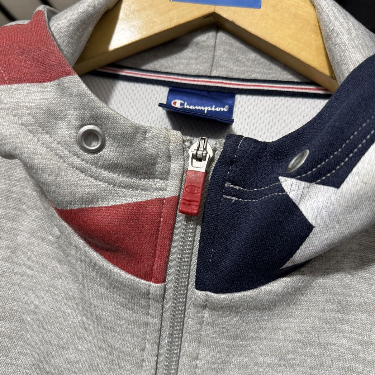 Vintage Vintage champion jaspo american flag ziphoodie Size US S / EU 44-46 / 1 - 5 Thumbnail