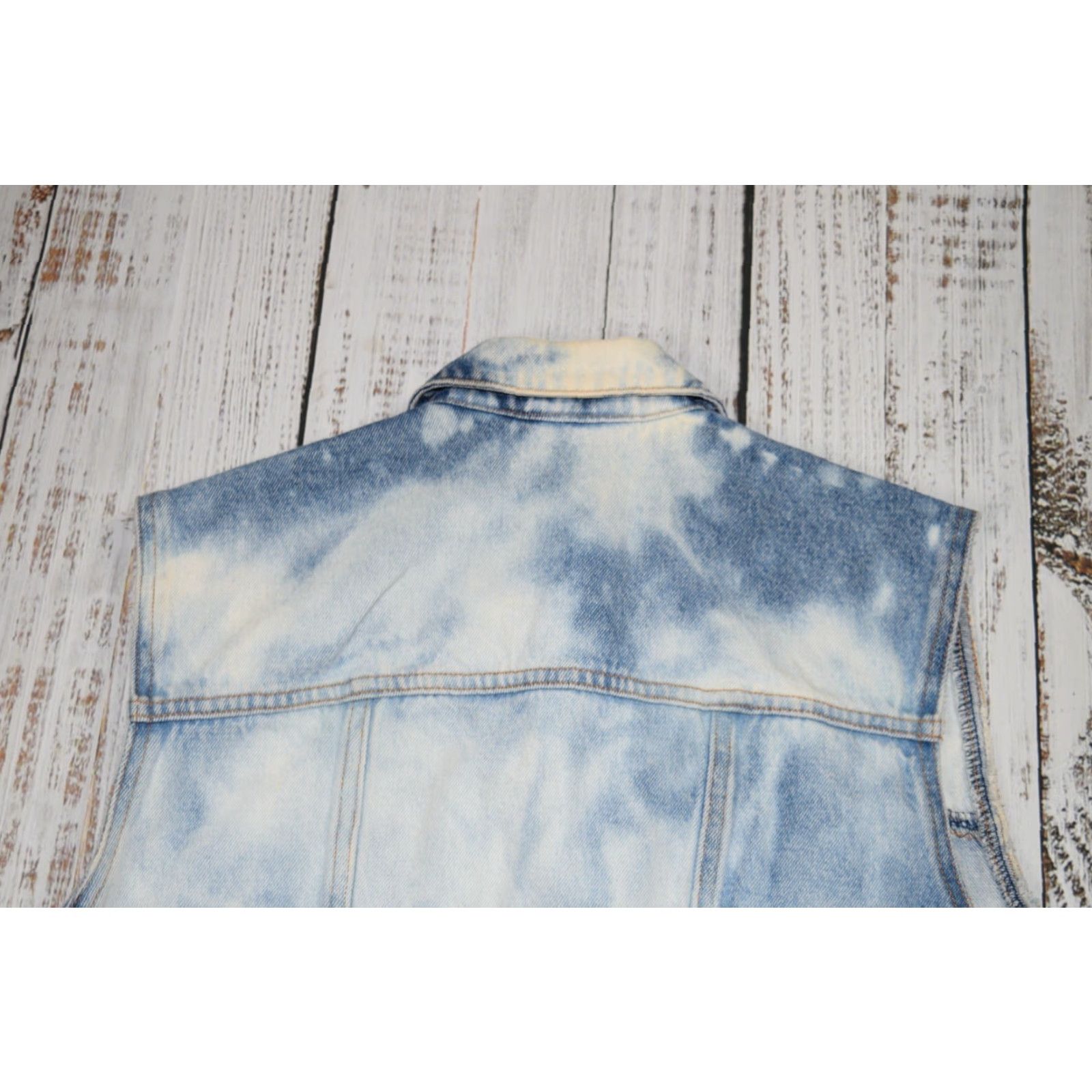 Bill Blass VINTAGE Bill Blass Denim Trucker Vest Adult Women's Small Blue 1990s Grunge Western Button Up Womens Size S / US 4 / IT 40 - 7 Thumbnail