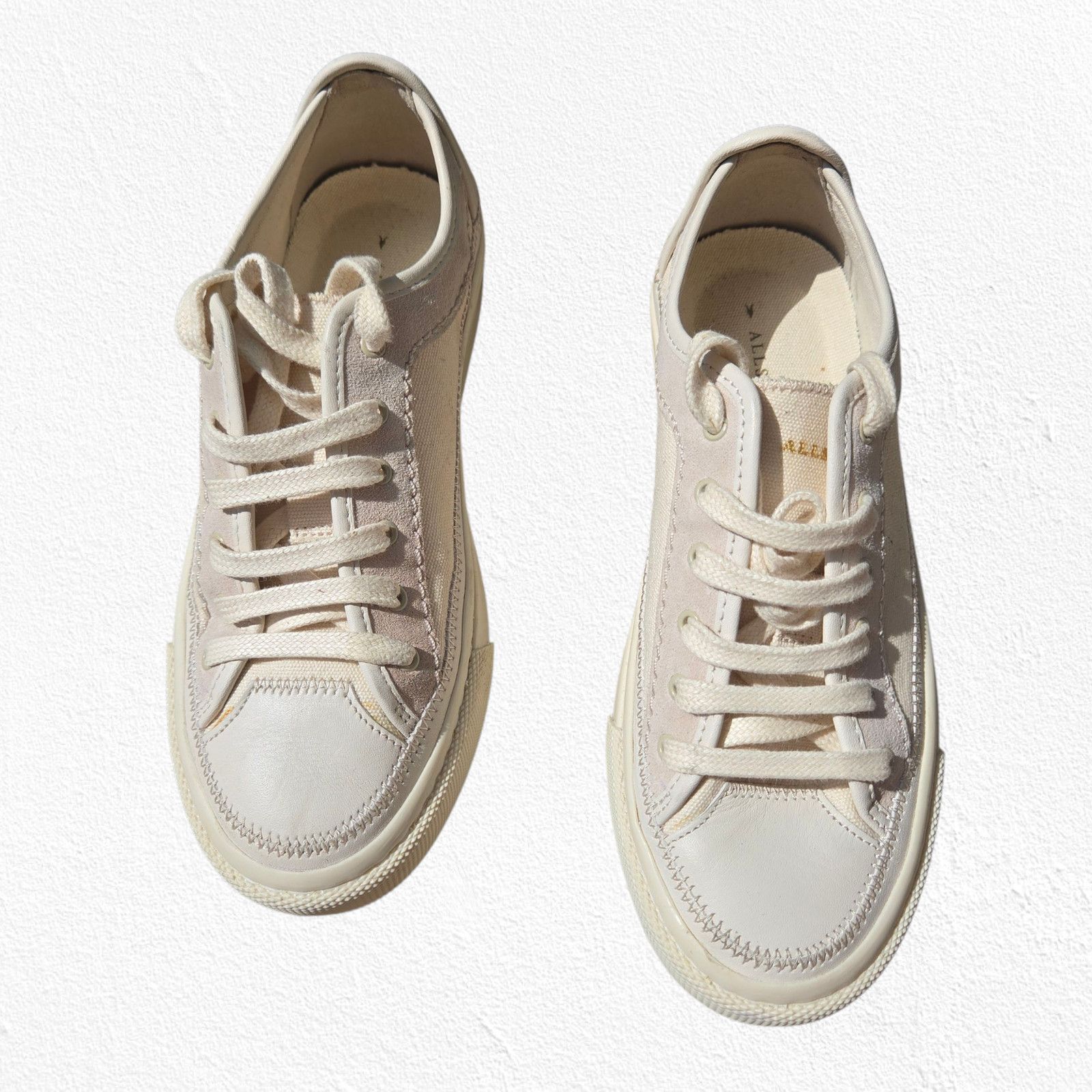 Allsaints AllSaints Milla Cream Low Top Platform Sneakers Size 6 Size US 6 / IT 36 - 10 Thumbnail