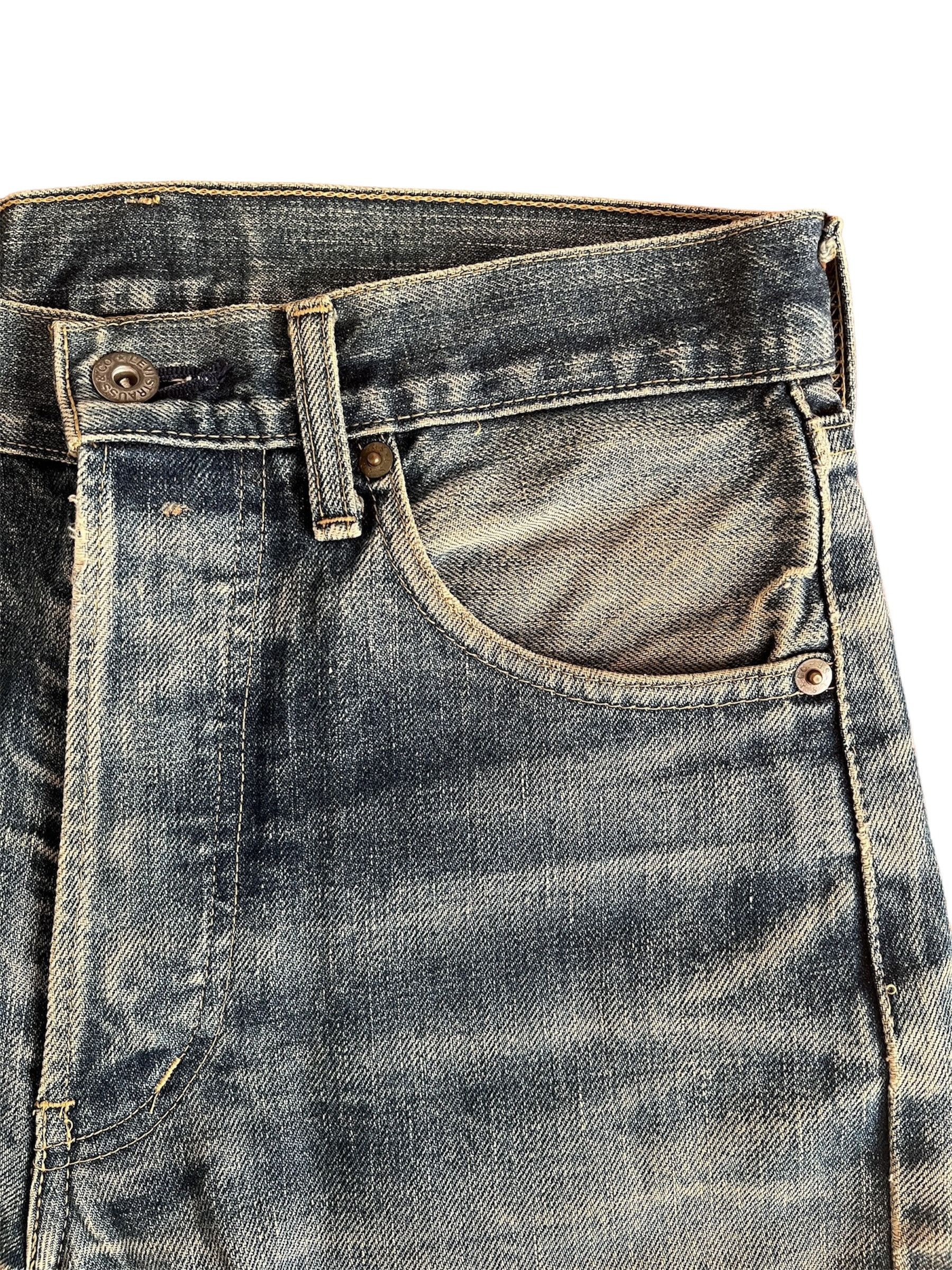 Levi's Rare Levi’s 503BXX Big E Redline W30 L34 Denim Distressed Size US 30 / EU 46 - 19 Thumbnail