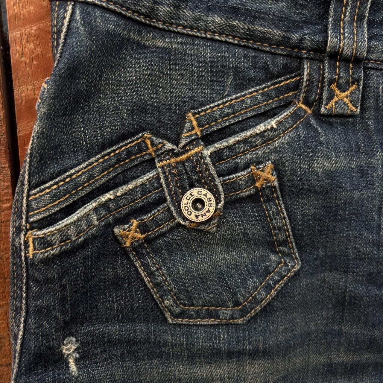 Dolce & Gabbana Dolce & Gabbana Denim Mini Skirt D&G Y2K Size 27" / US 4 / IT 40 - 3 Thumbnail