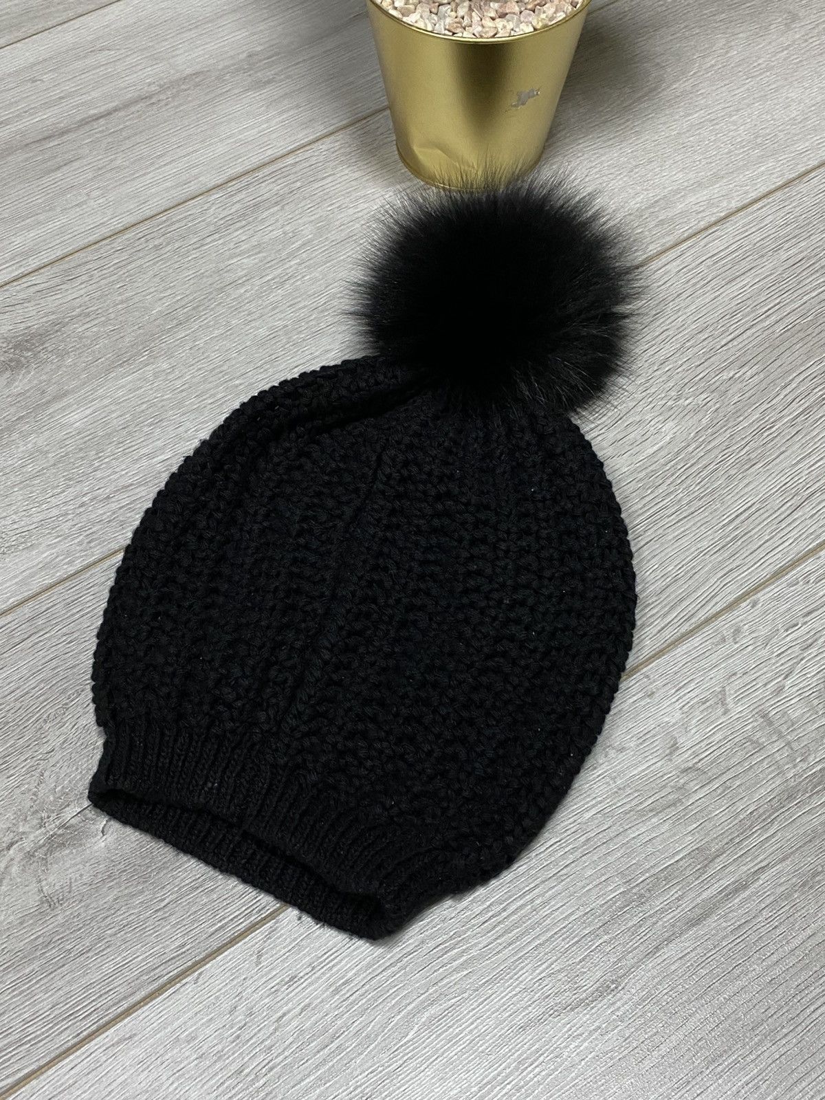 Moncler Moncler fox fur wool knitted women hat Size ONE SIZE - 2 Thumbnail