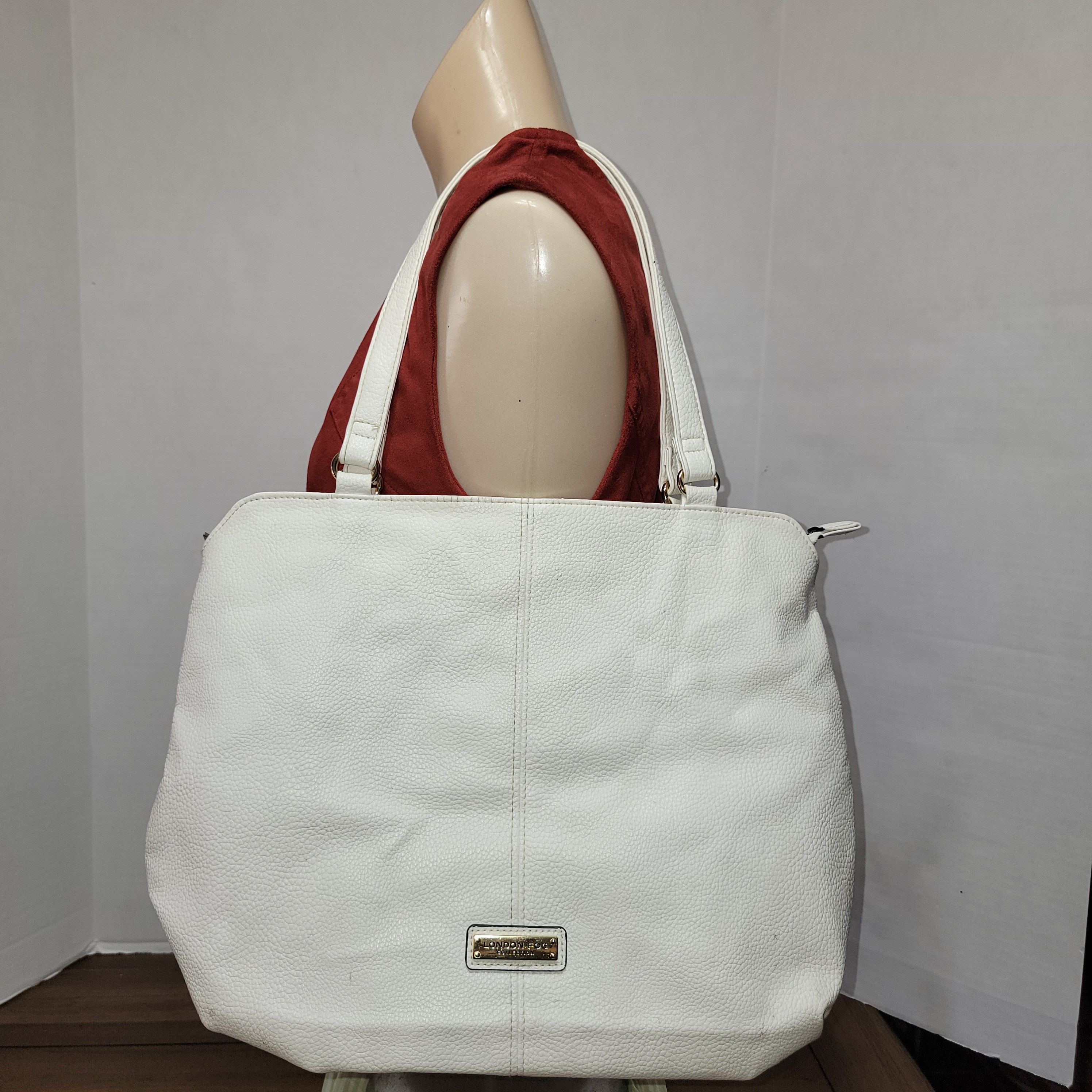 London Fog London Fog Collection Large White Shoulder Bag / Purse Size ONE SIZE - 1 Thumbnail