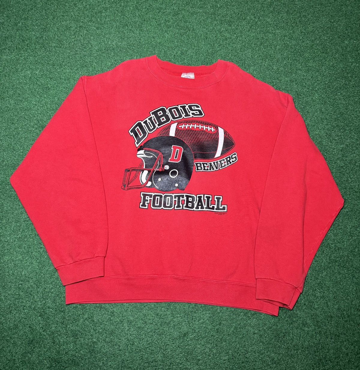 Vintage Vintage 90s Dubois Beavers Football XL Crewneck Sweatshirt Size US XL / EU 56 / 4 - 1 Thumbnail