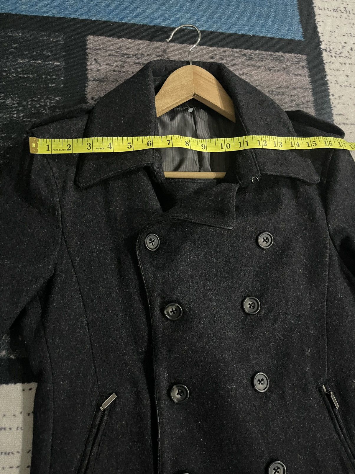 Tornado Mart Tornado Mart Wool Double Breasted Peacoat Size US S / EU 44-46 / 1 - 19 Thumbnail