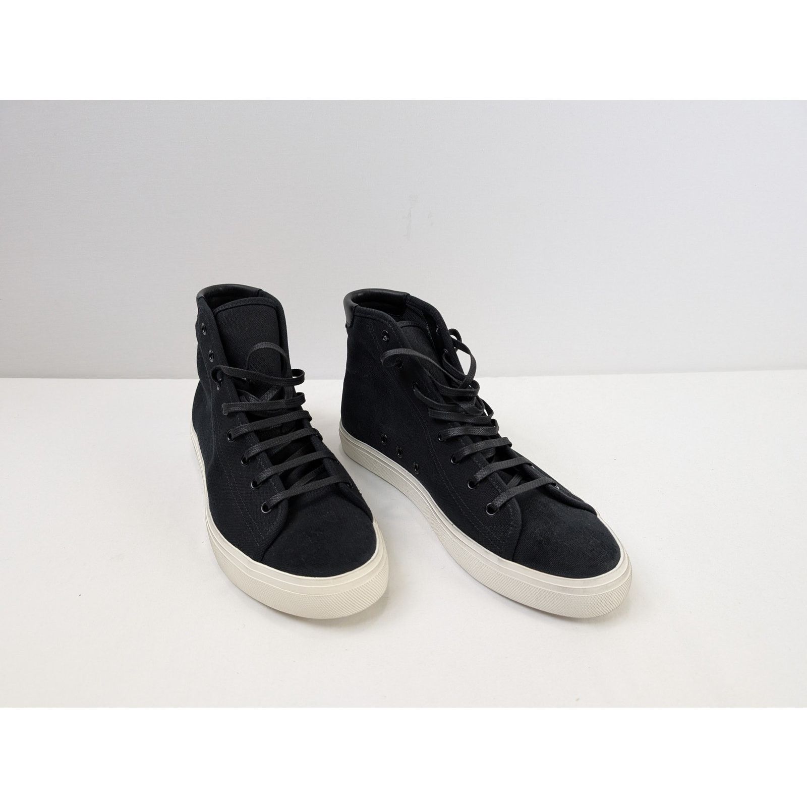 Saint Laurent Paris o1rshd1 High Top Sneakers in Black Size US 12 / EU 45 - 8 Thumbnail