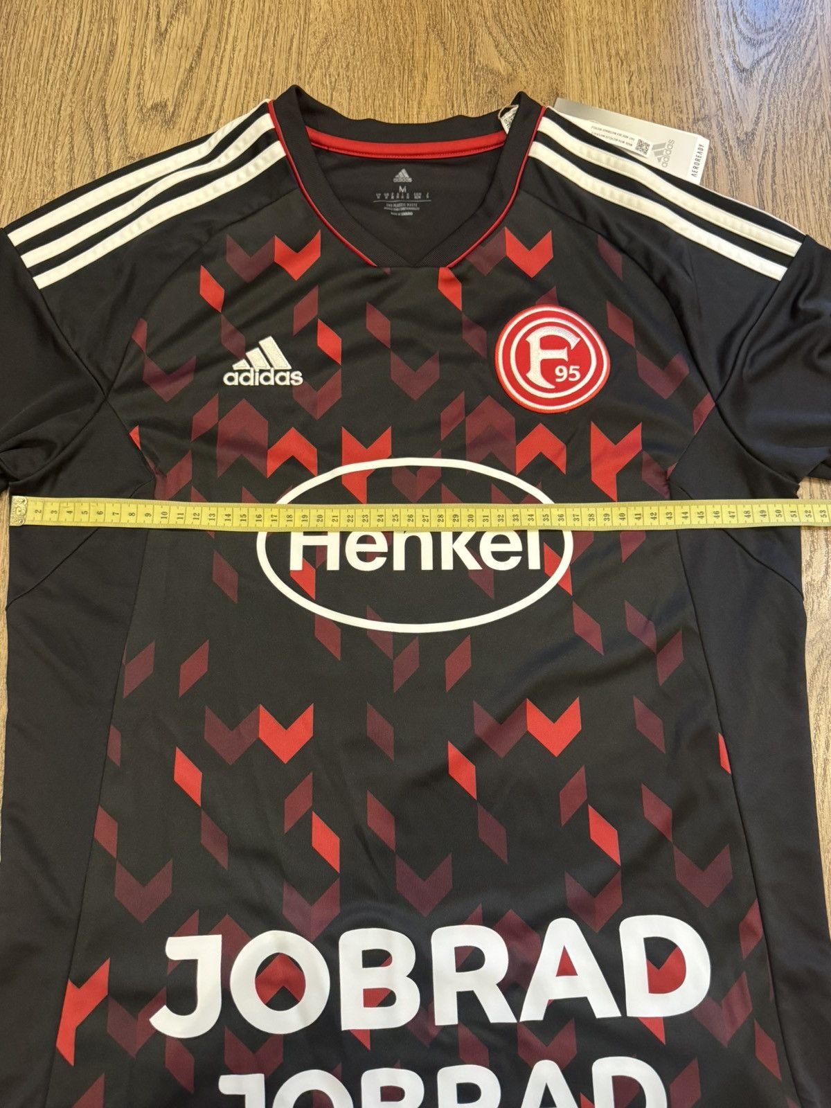Adidas FORTUNA DUSSELDORF 2022-2023 ADIDAS FOOTBALL SHIRT SIZE M Size US M / EU 48-50 / 2 - 3 Thumbnail