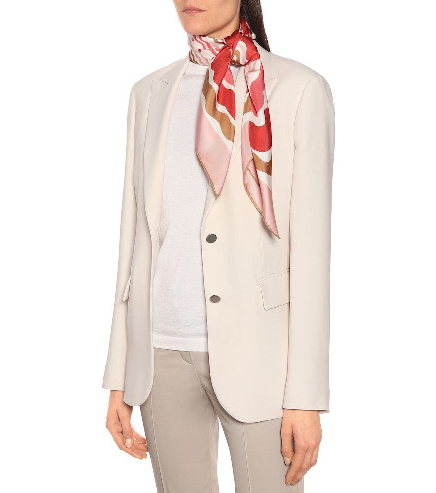 Loro Piana LORO PIANA Carre La Murrina maxi twill silk square scarf Size ONE SIZE - 2 Thumbnail