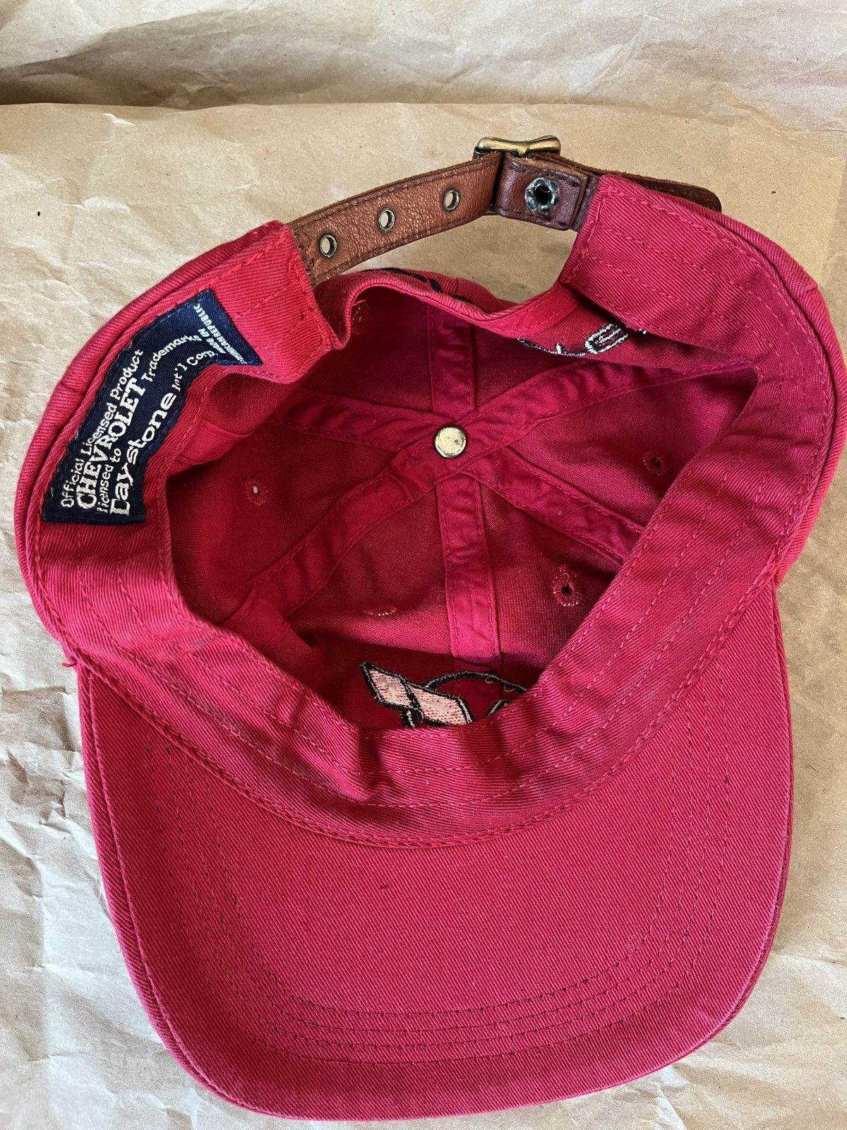 Chevrolet Vintage Chevrolet CORVETTE Red Cap Size ONE SIZE - 13 Thumbnail