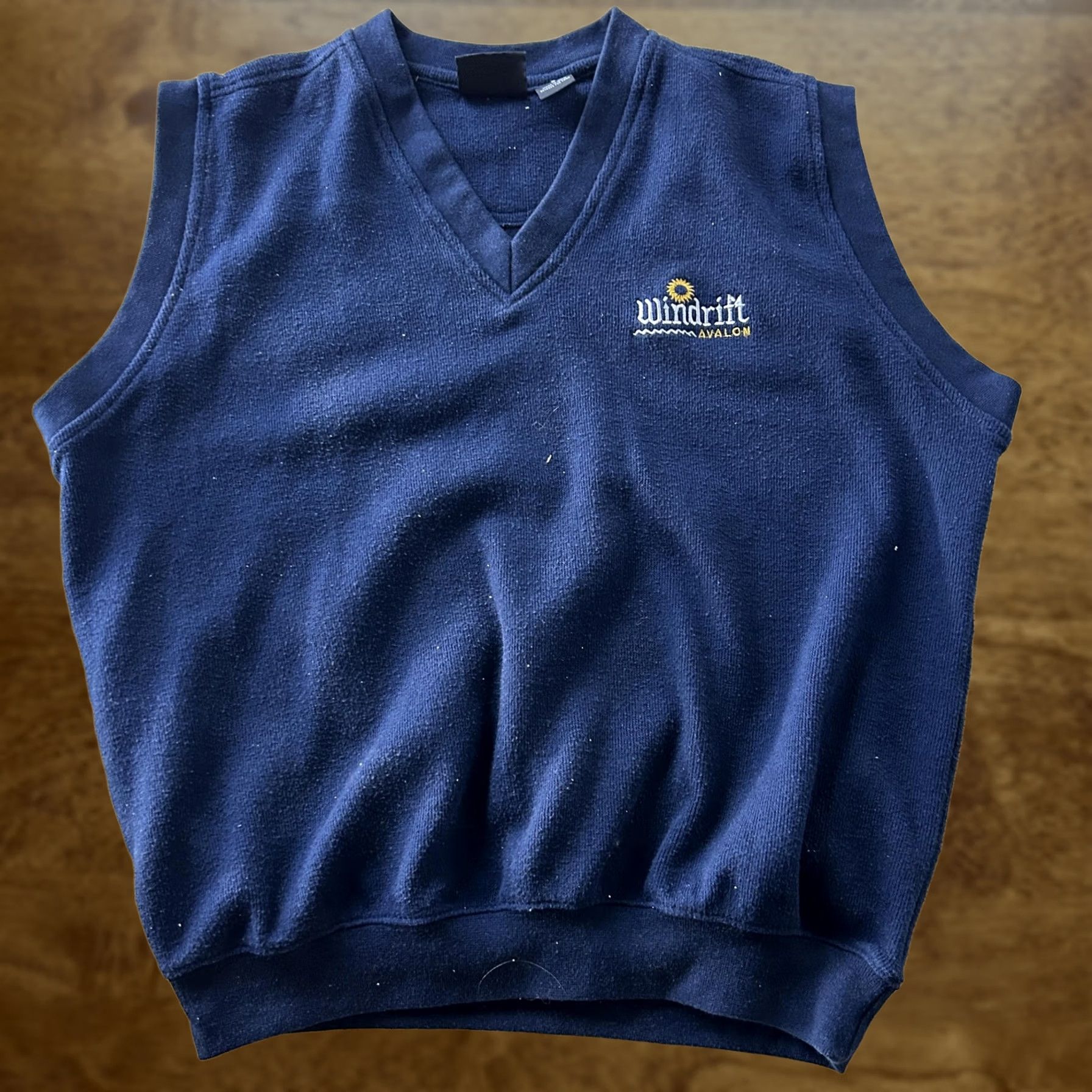Logo 7 DIPORT USA Sweater Vest Mens S Blue V Neck Knit Windrift Avalon Logo Size US S / EU 44-46 / 1 - 1 Thumbnail