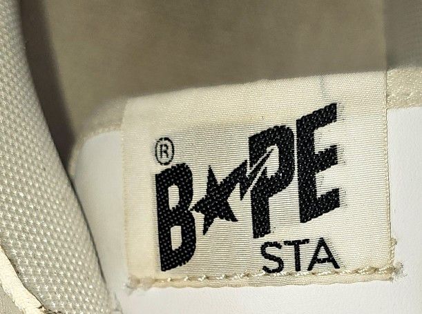 Bape BAPE STA White Leather Sneakers Size 12 Authentic Bapesta Size US 12 / EU 45 - 5 Thumbnail