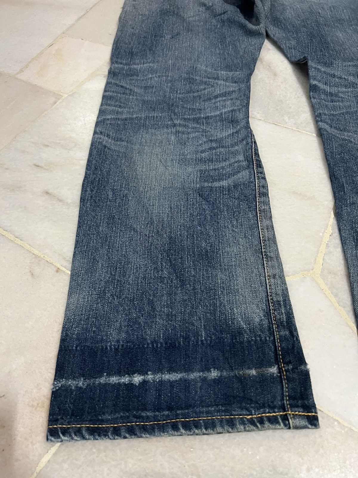 If Six Was Nine × Le Grande Bleu (L.G.B.) × Seditionaries 🌈Flare Japanese Back Number Distressed Jean Ripped Size US 34 / EU 50 - 11 Thumbnail
