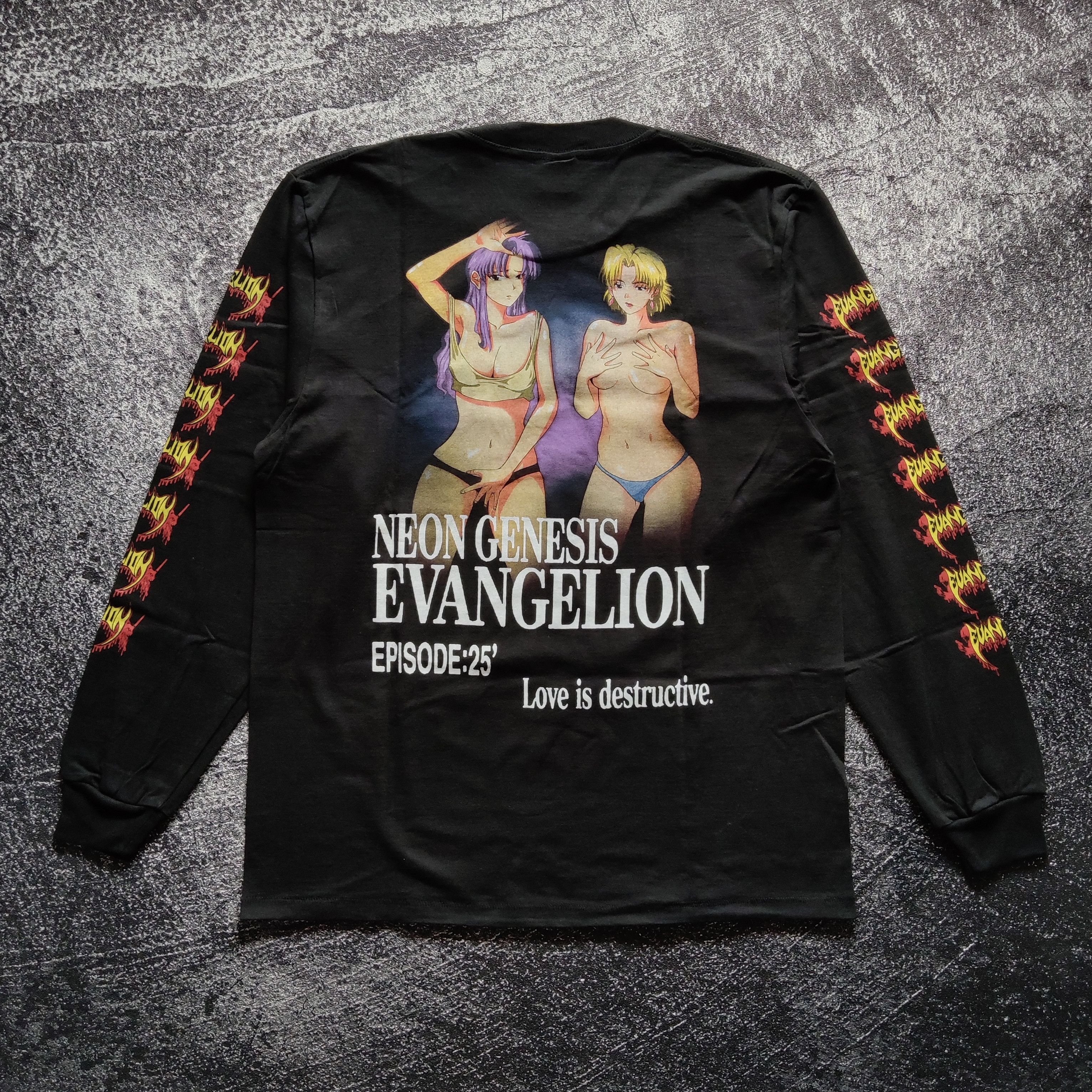 Anime × Japanese Brand × Vintage ‼️LIMITED TSHIRT EVANGELION : EPISODE 25‼️ Size US XL / EU 56 / 4 - 3 Thumbnail