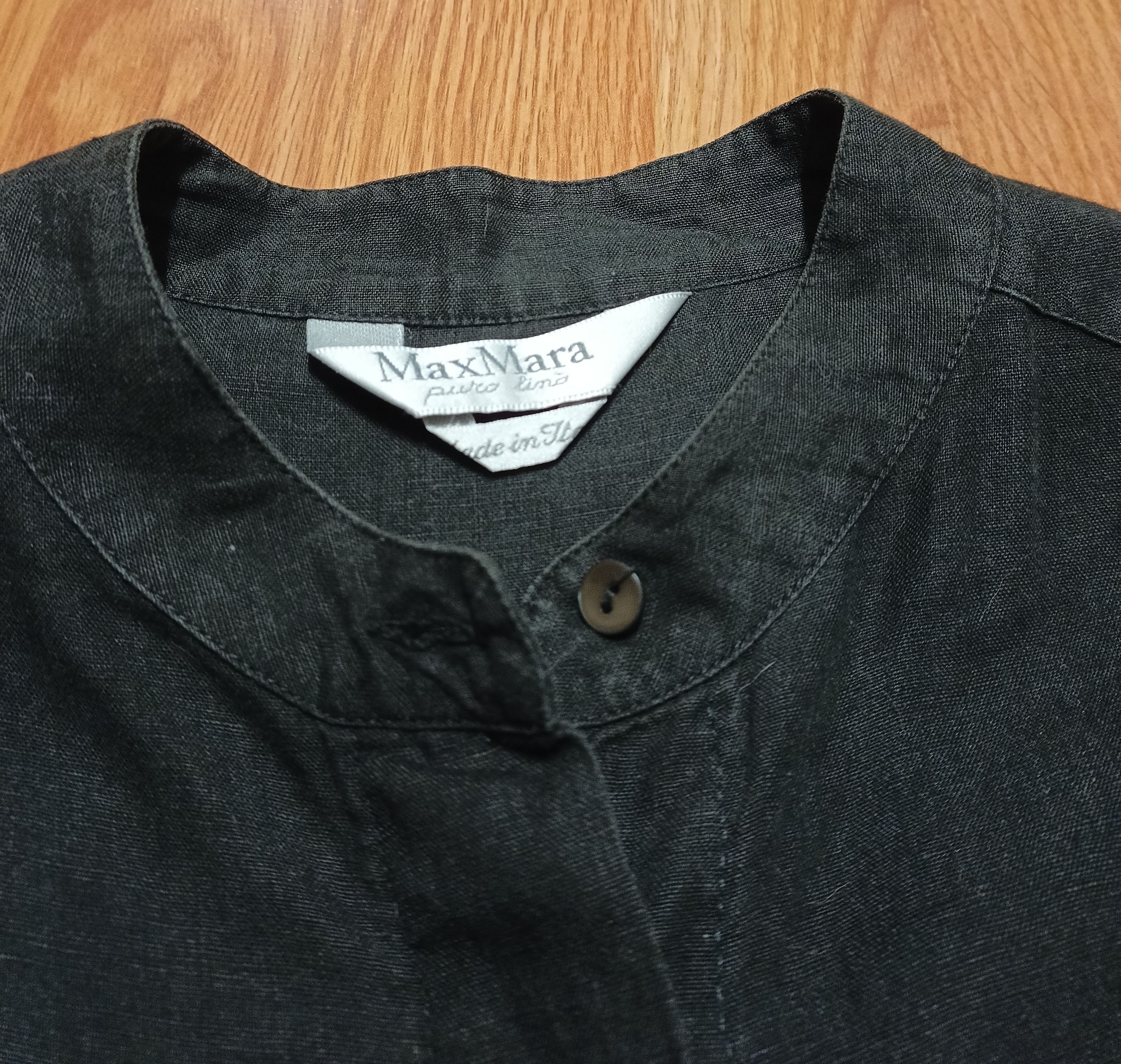 Max Mara MAX MARA Pure Linen Black Light Dress EU42 US12 Size XL / US 12-14 / IT 48-50 - 7 Thumbnail