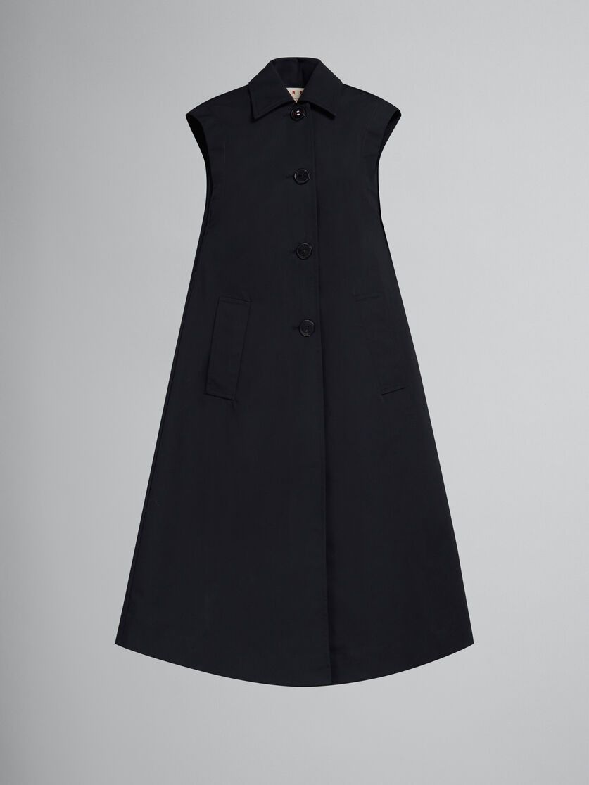 Marni o1f1d3z0725 Bonded Coat in Black Size S / US 4 / IT 40 - 1 Thumbnail