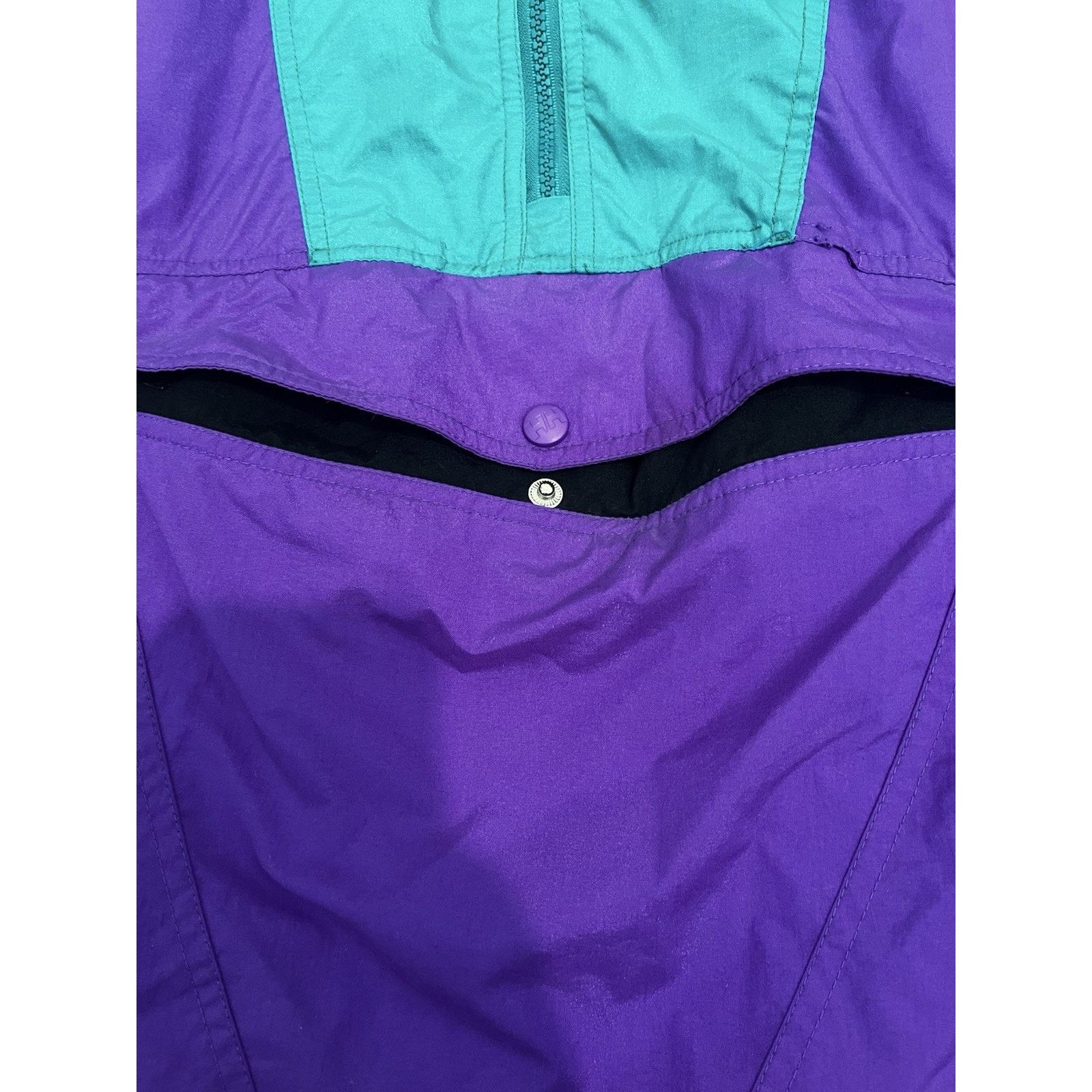 Helly Hansen Vtg Helly Hansen Anorak Jacket 90s Purple Teal L Hong Kong Size US L / EU 52-54 / 3 - 5 Thumbnail